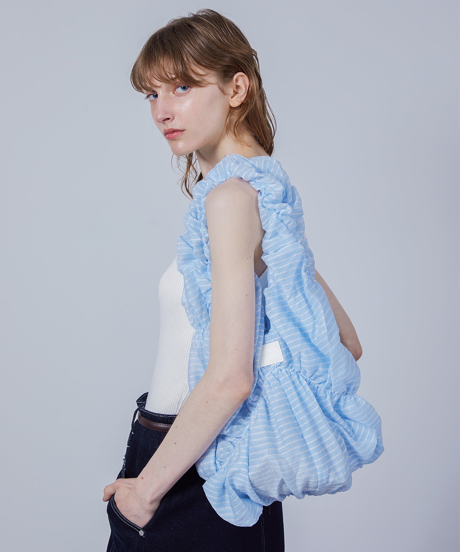 Cloud Stripe Tote Bag