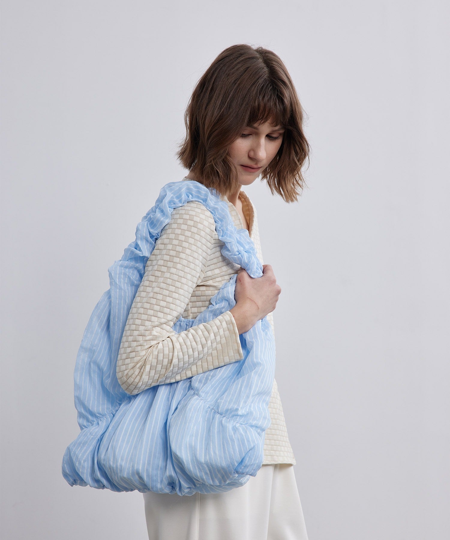 Cloud Stripe Tote Bag