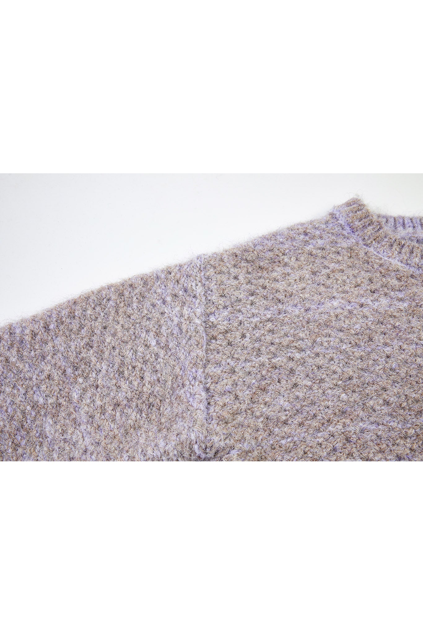 [tageechita] Wool blend crew neck knit