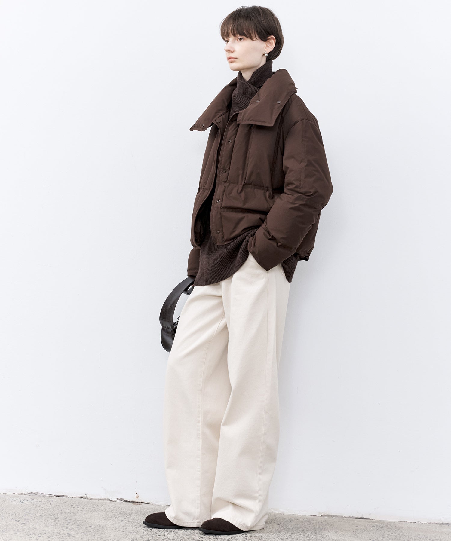 Lapel Collar Down Anorak