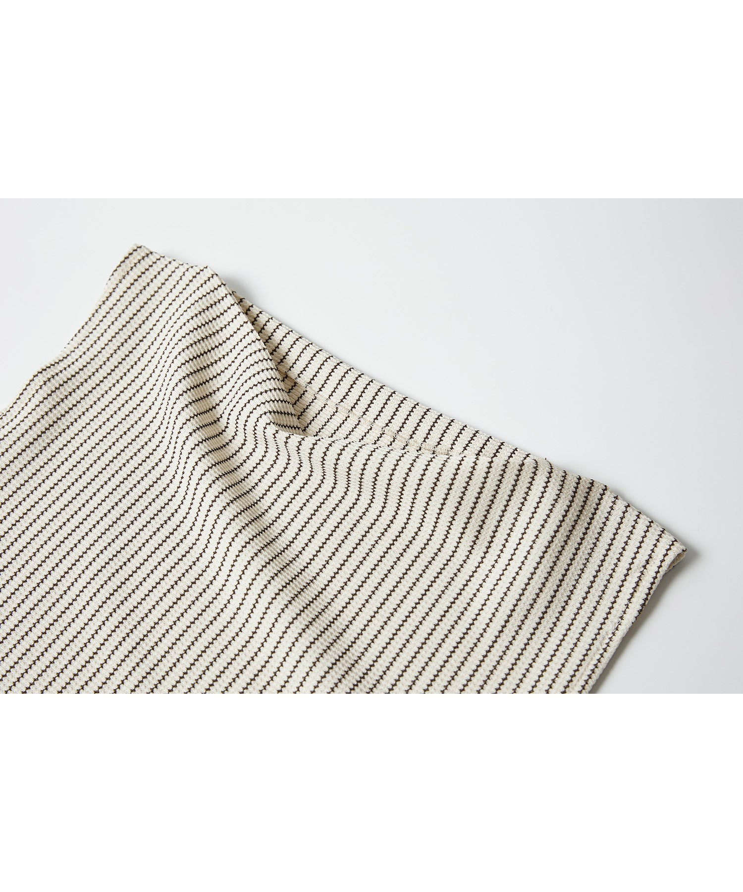 Striped Sleeveless Top with Adjustable Hem & Boat Neck