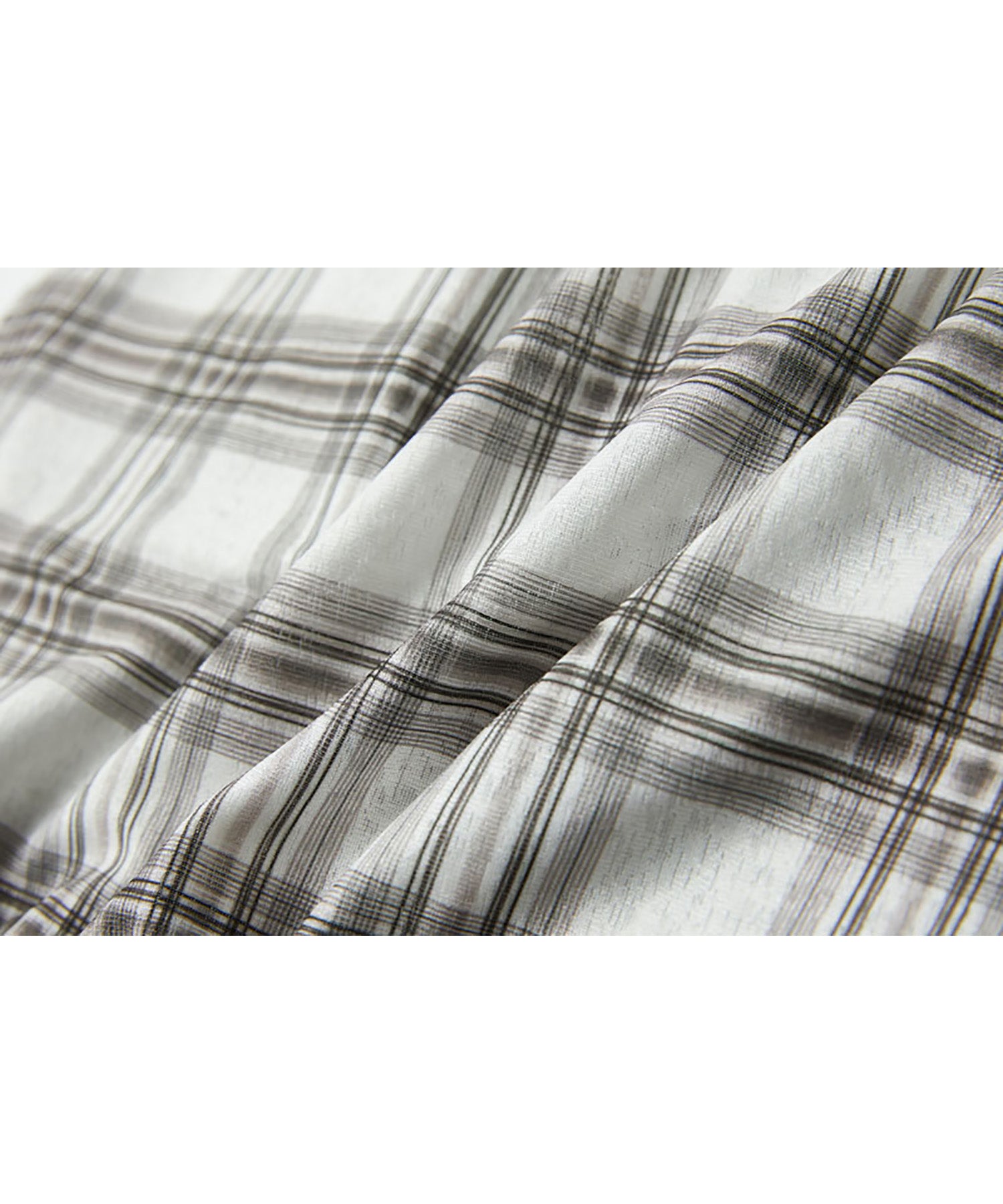 Ruched Checkered Sleeveless Top – Slim Fit Summer Blouse