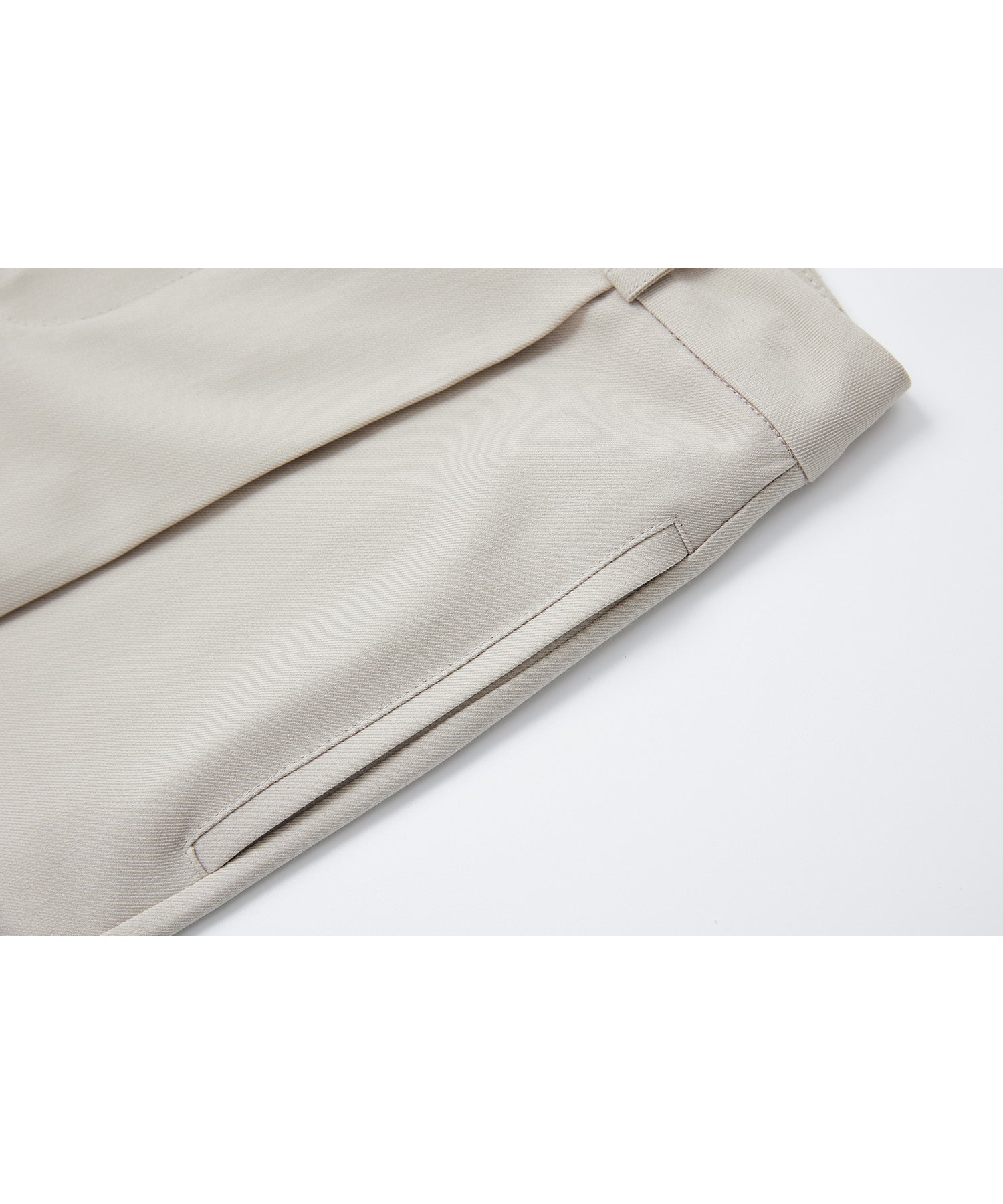 Basic Drape Tailored Straight Slacks