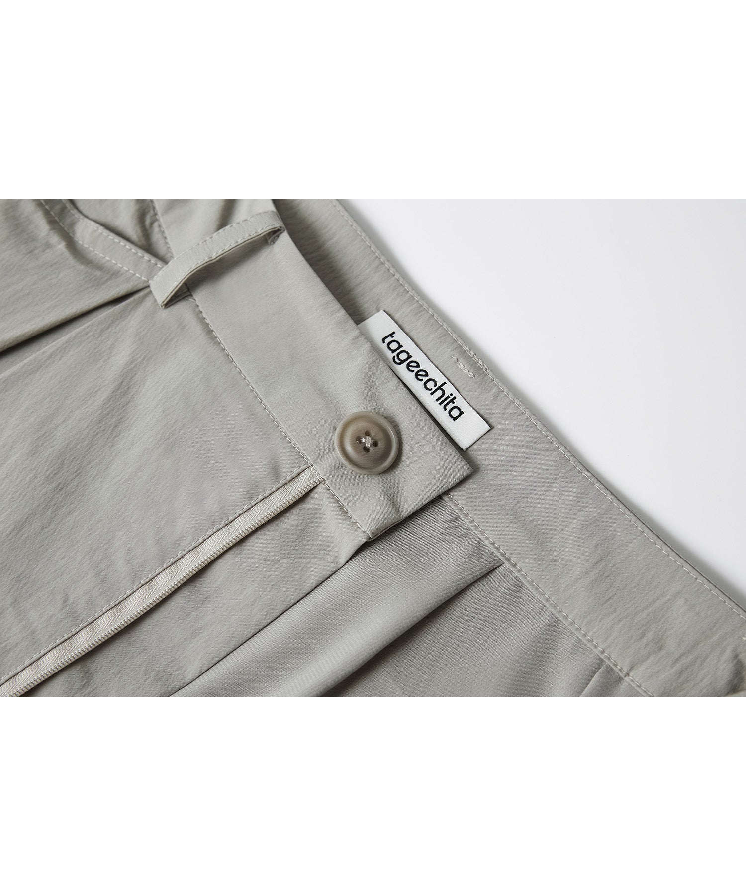 Mid-Rise A-Line Balloon Skirt with Pleated Utility Design