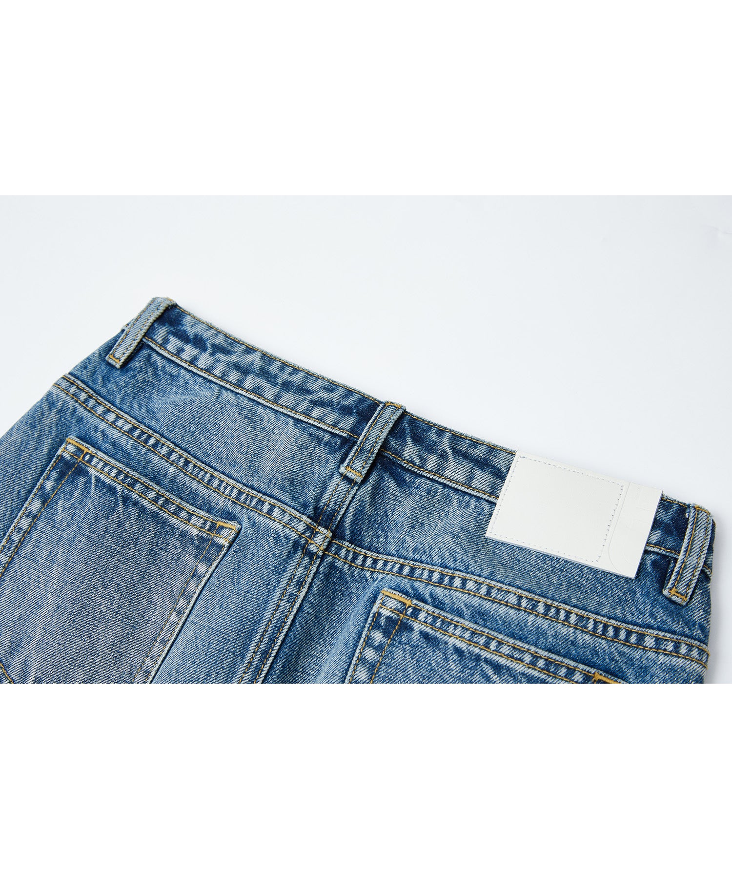 Classic Straight Denim Skirt