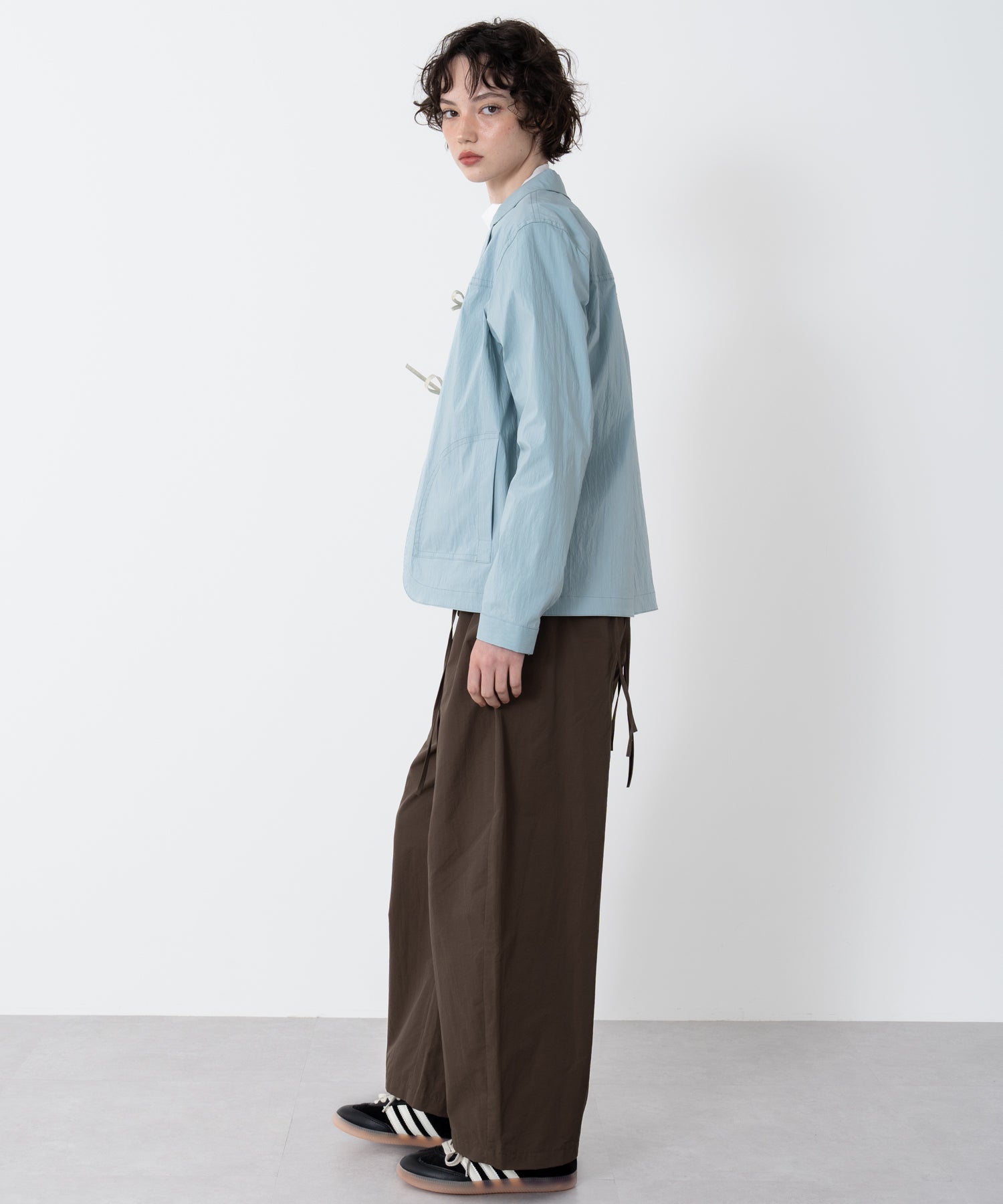 Denim Docking Double Waist Pants