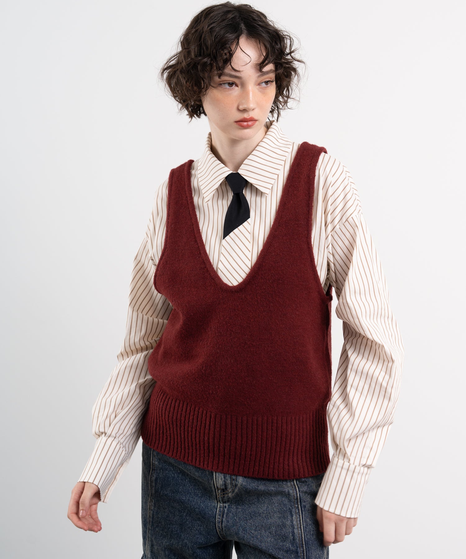 Irregular Knit Vest