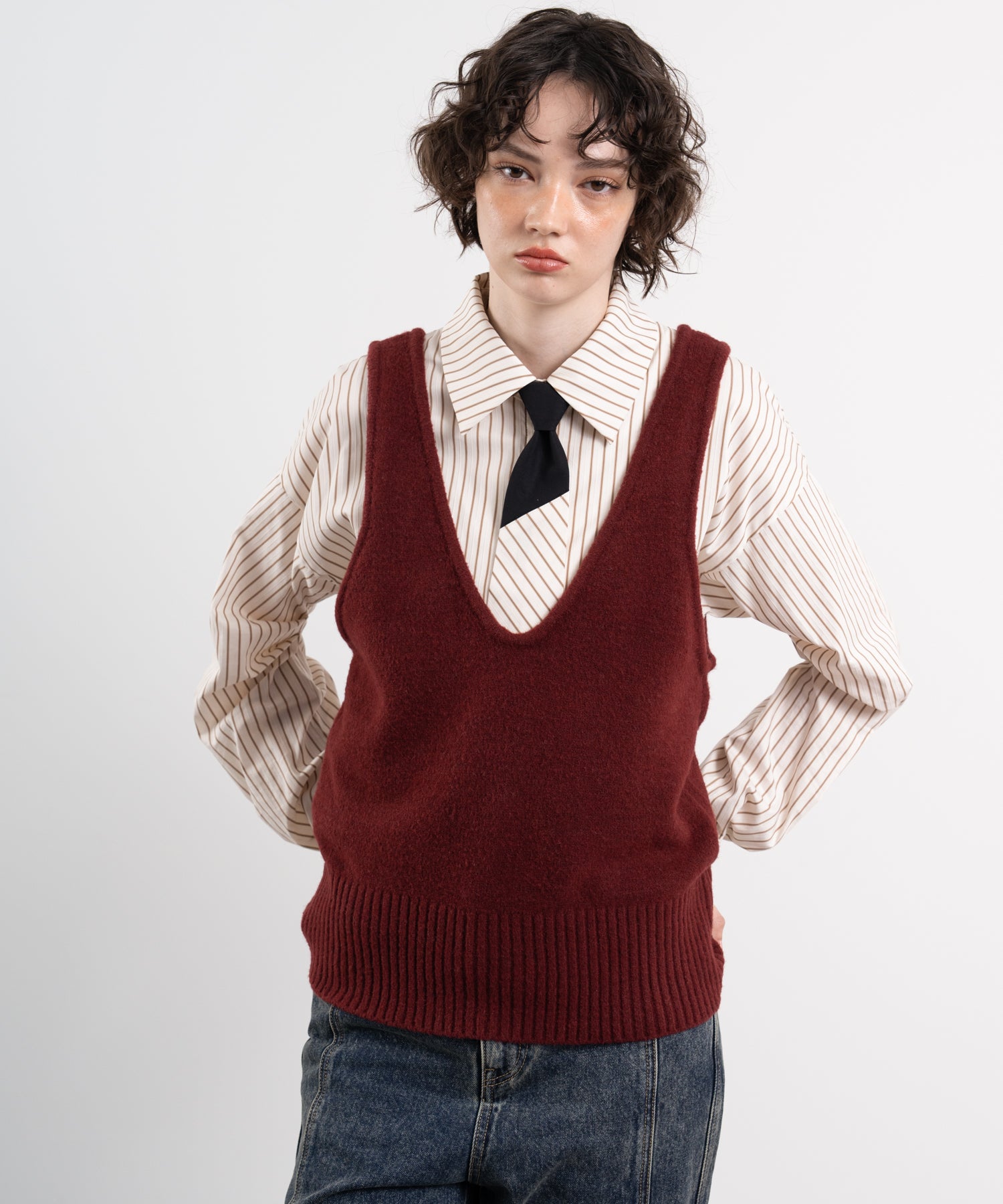 Irregular Knit Vest