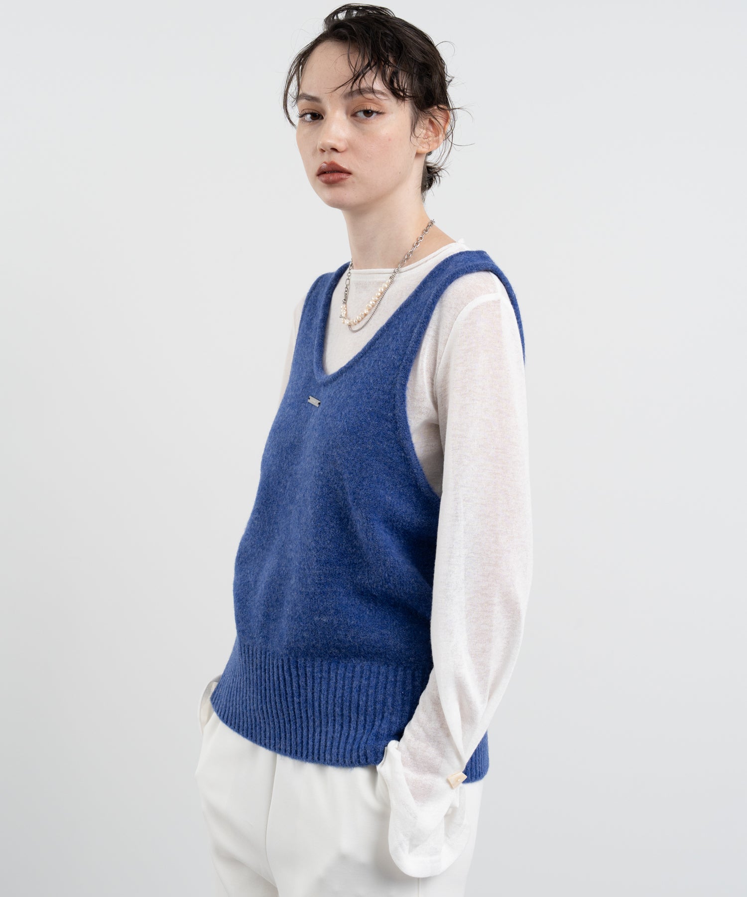 Irregular Knit Vest