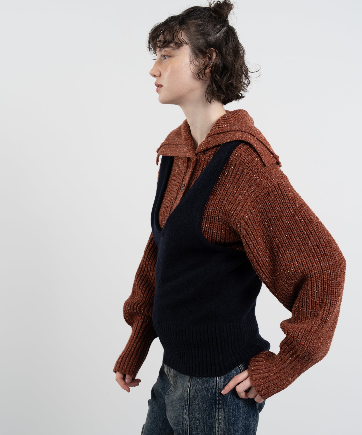 Irregular Knit Vest