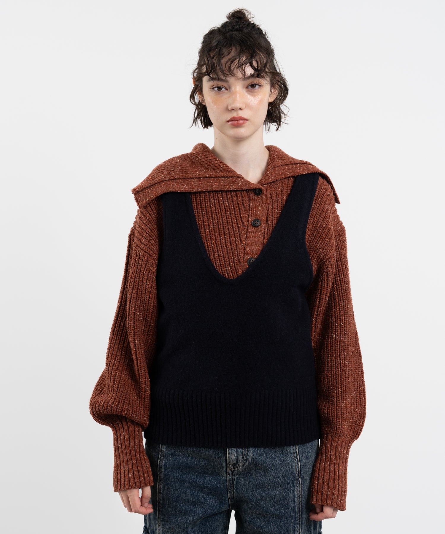 Irregular Knit Vest