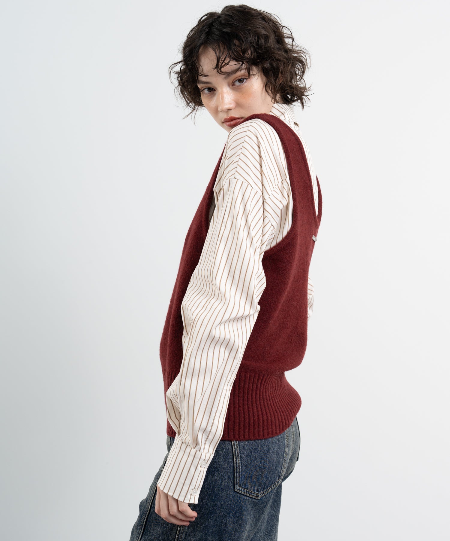 Irregular Knit Vest