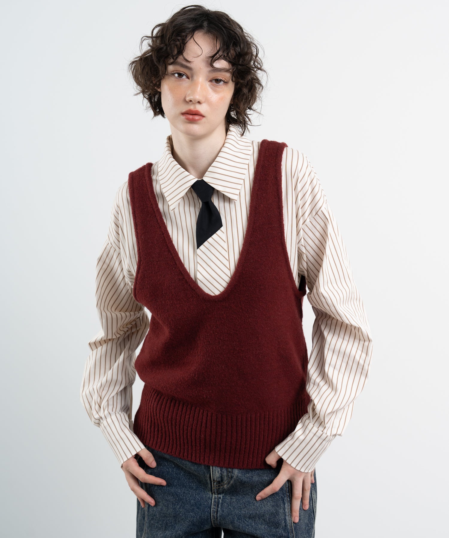 Irregular Knit Vest