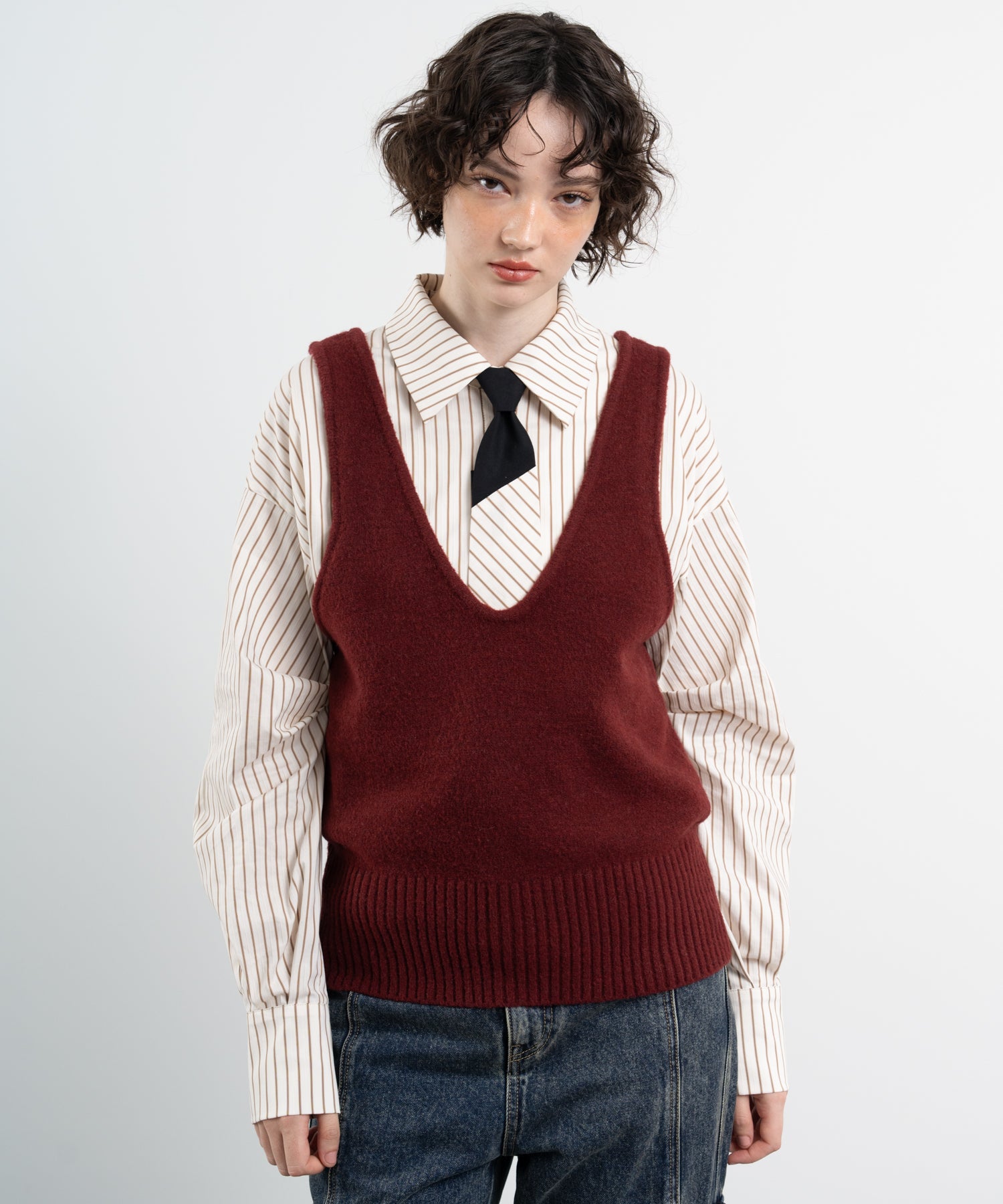 Irregular Knit Vest