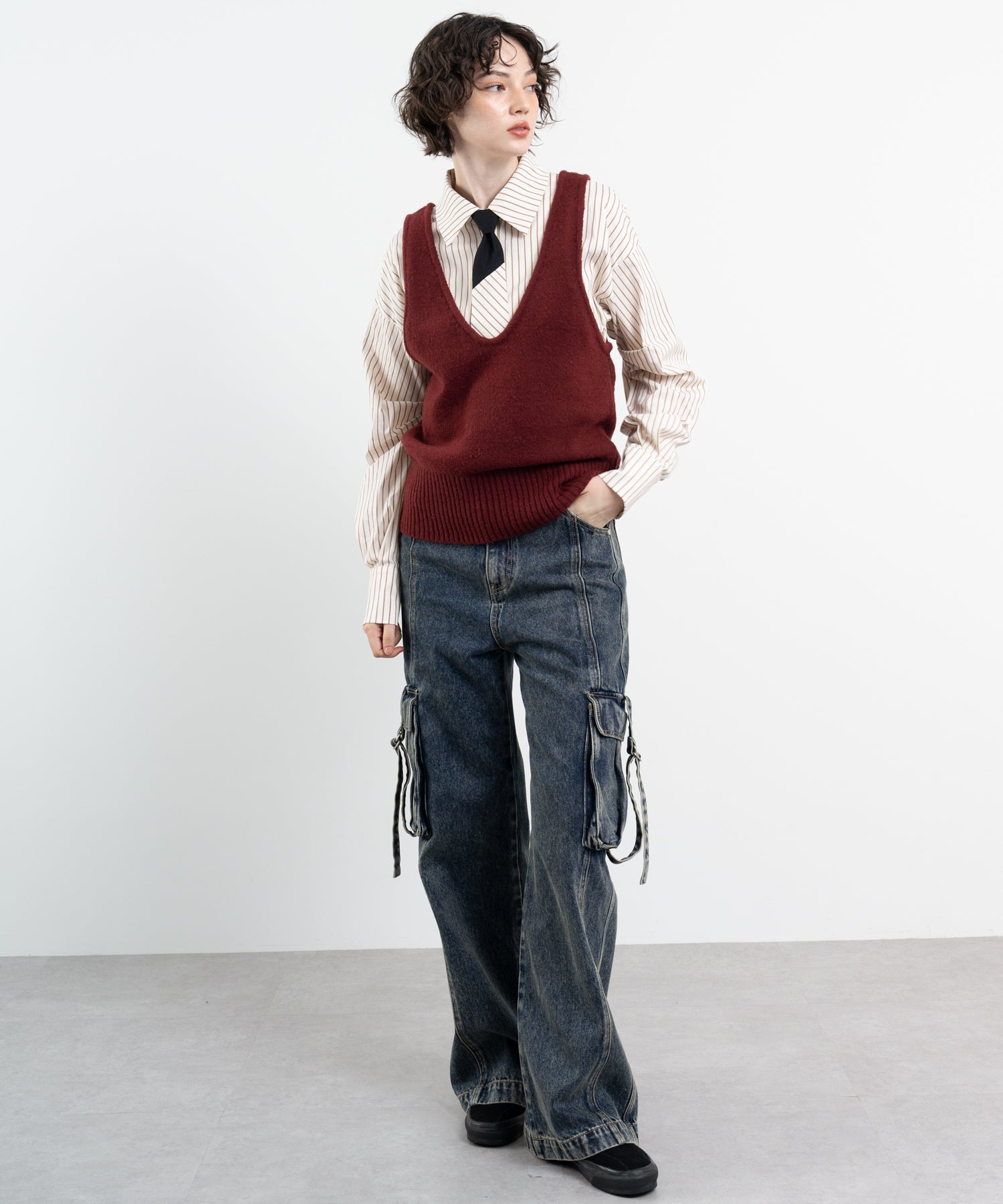 Irregular Knit Vest