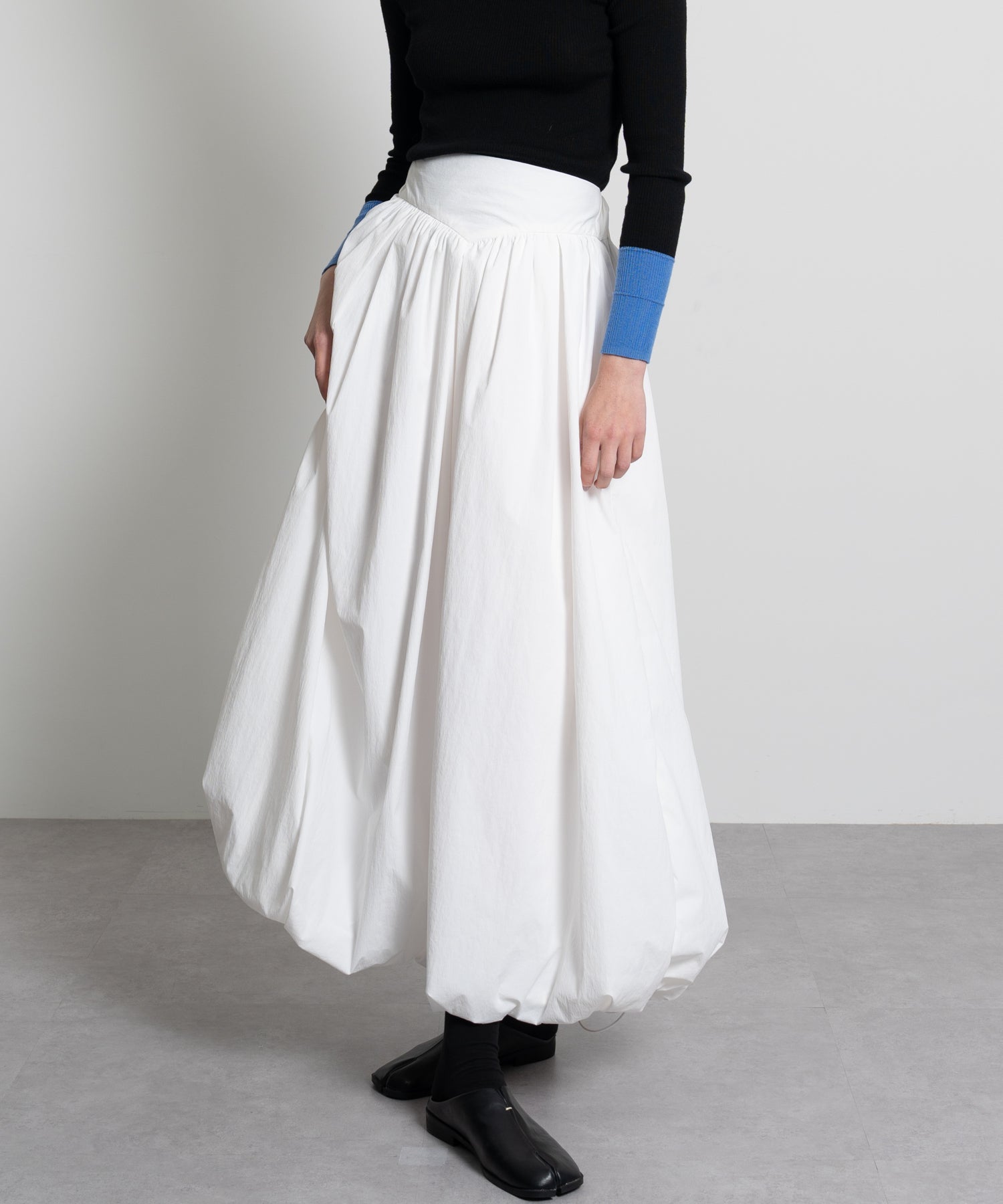 High-Waist Voluminous Balloon Skirt