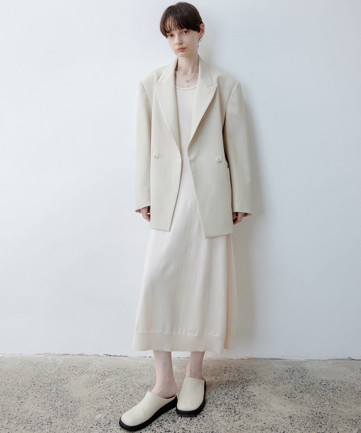Notch Collar Boxy Jacket
