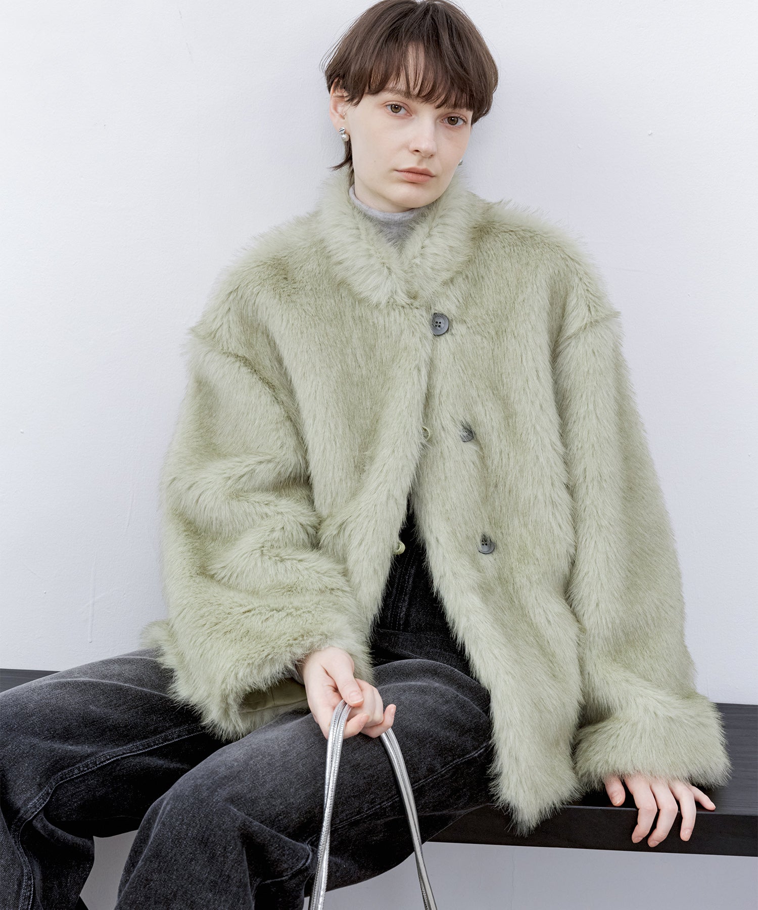 「PRE ORDER」Fluffy Faux Fur Jacket