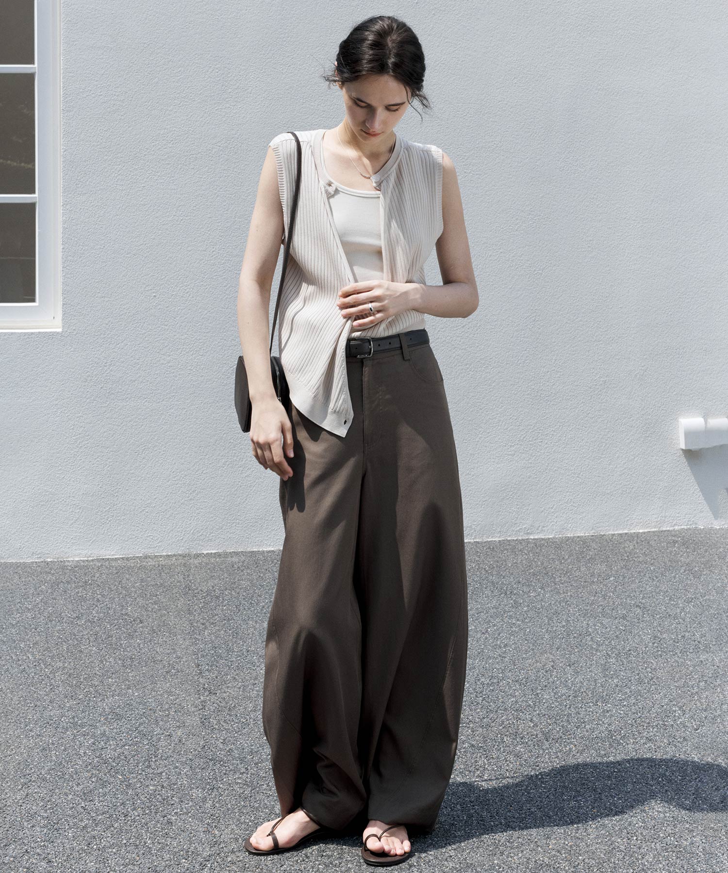 Versatile Knit Tank with Transformable Design
