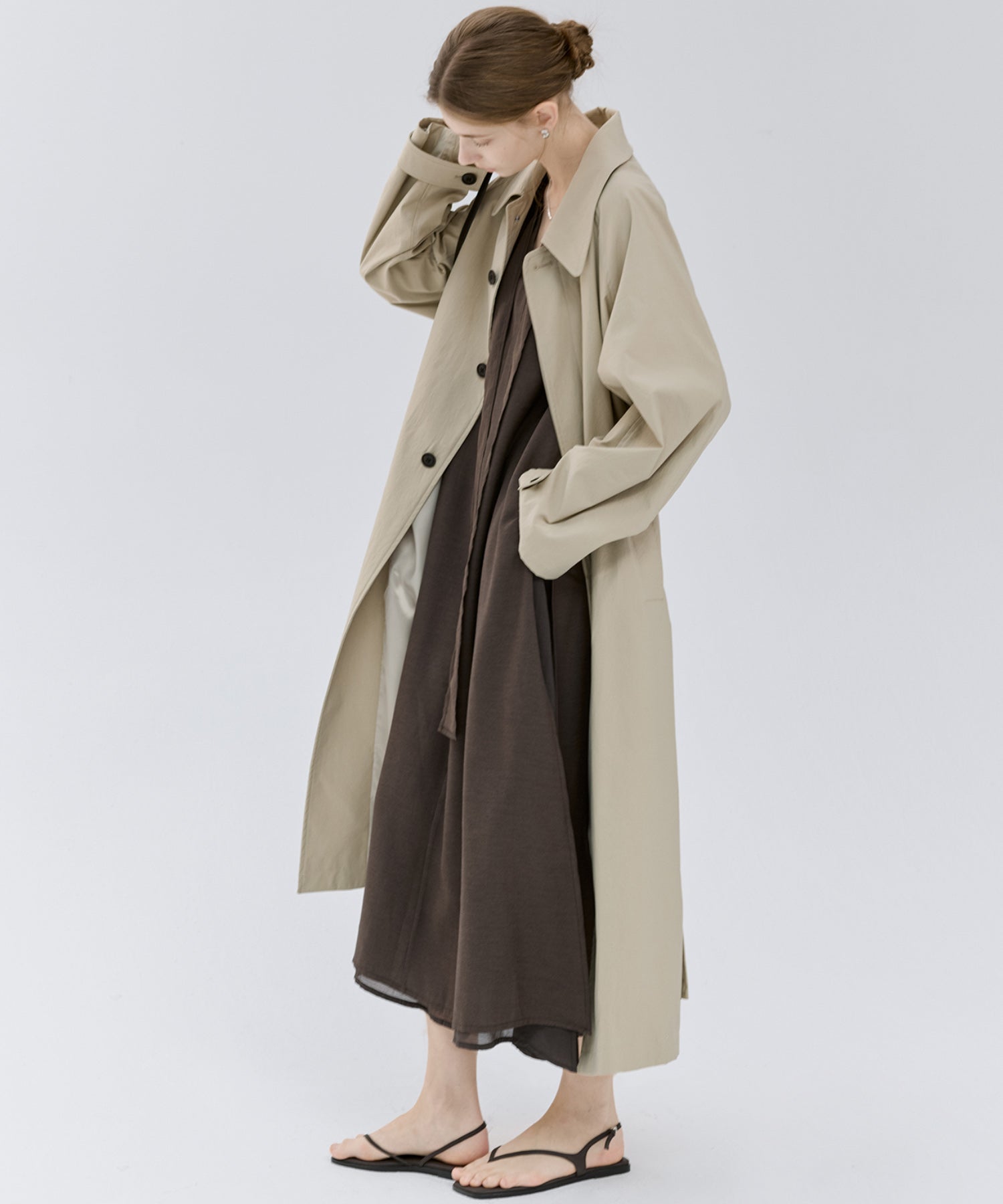 Classic Long Trench Coat