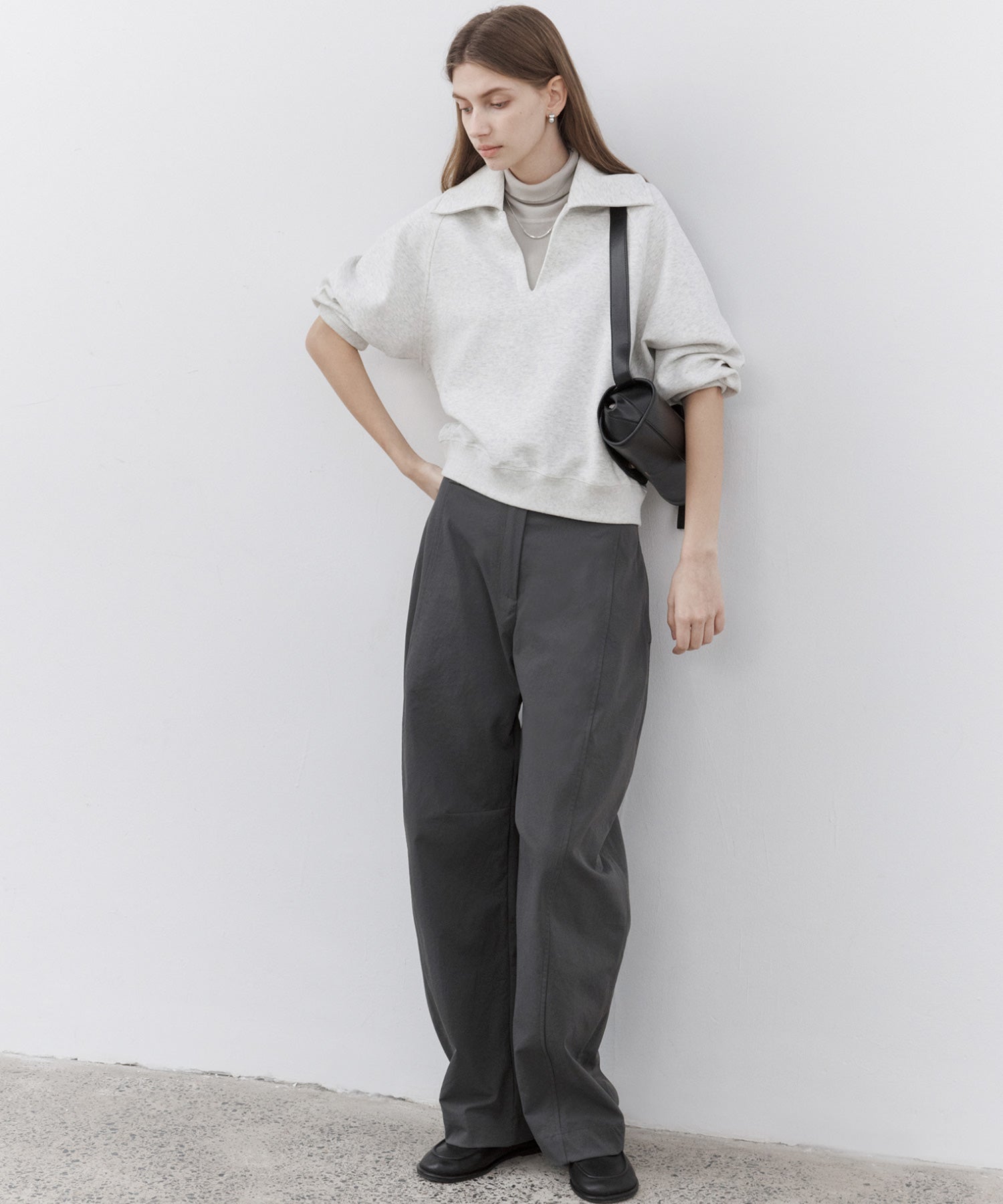 Essential Slight-Curve Casual Pants