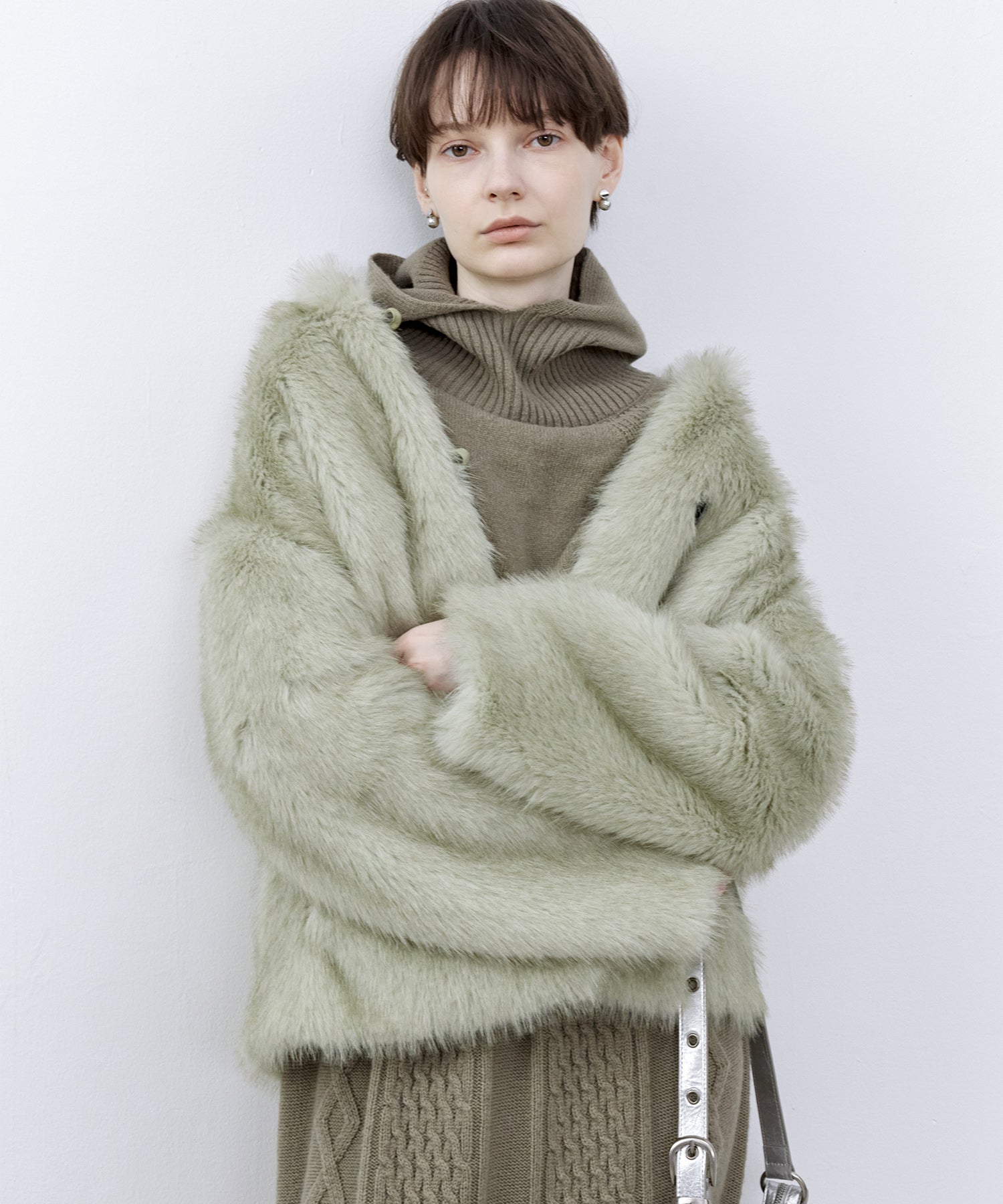 「PRE ORDER」Fluffy Faux Fur Jacket