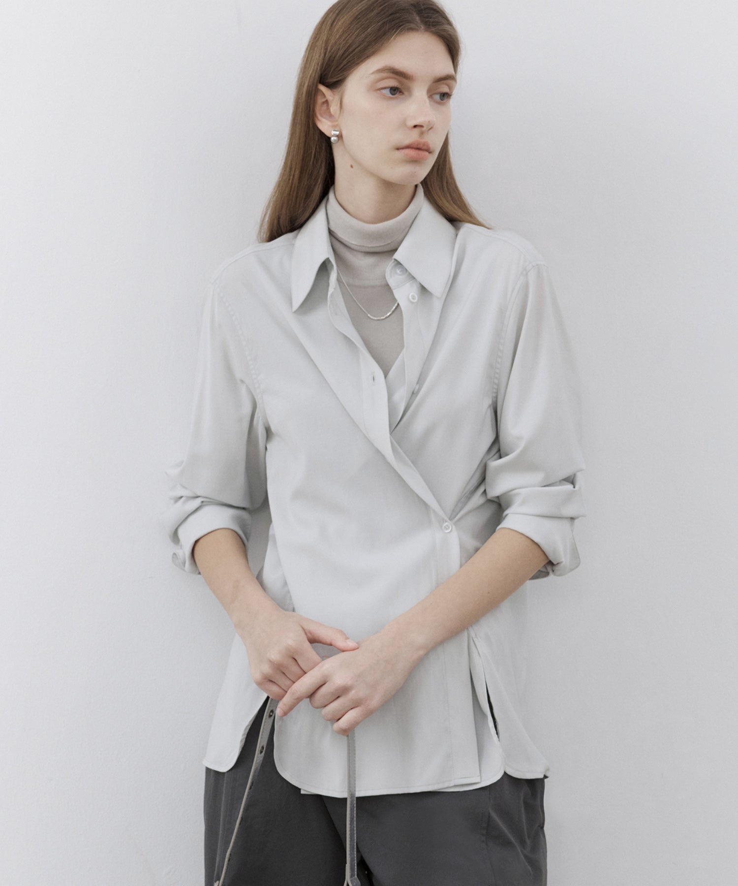 2-Way Linen Blend Shirt