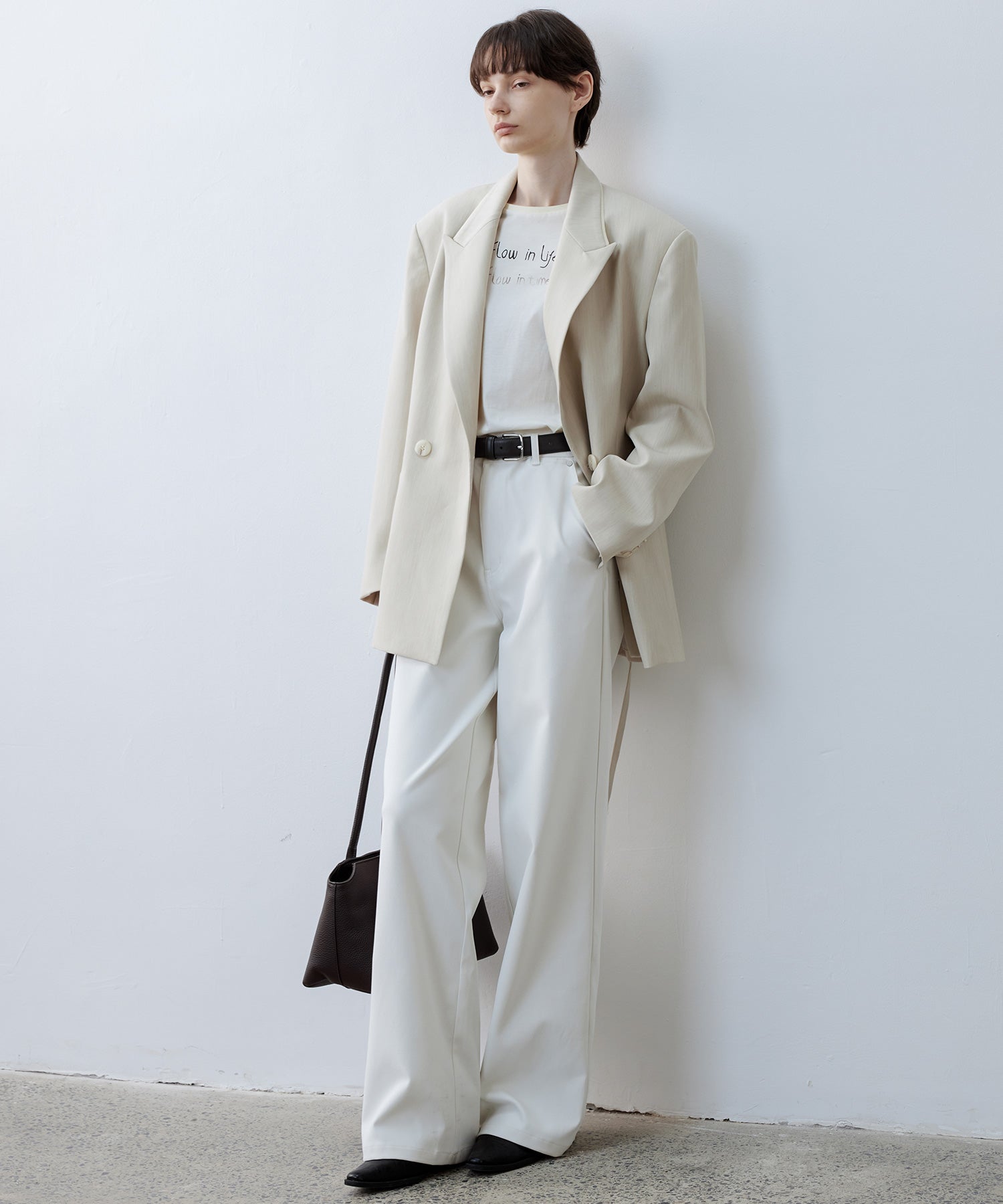 Notch Collar Boxy Jacket