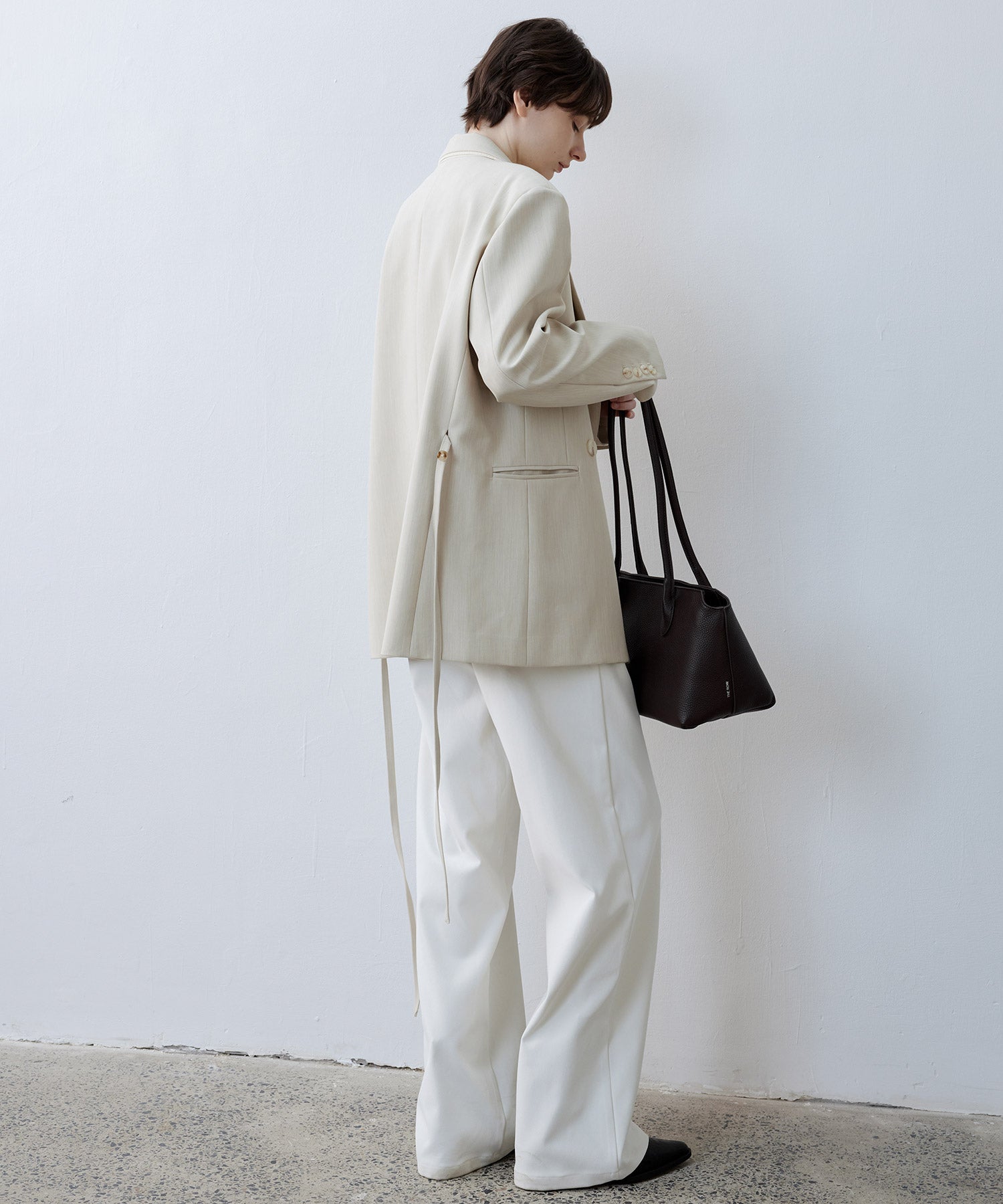 Notch Collar Boxy Jacket