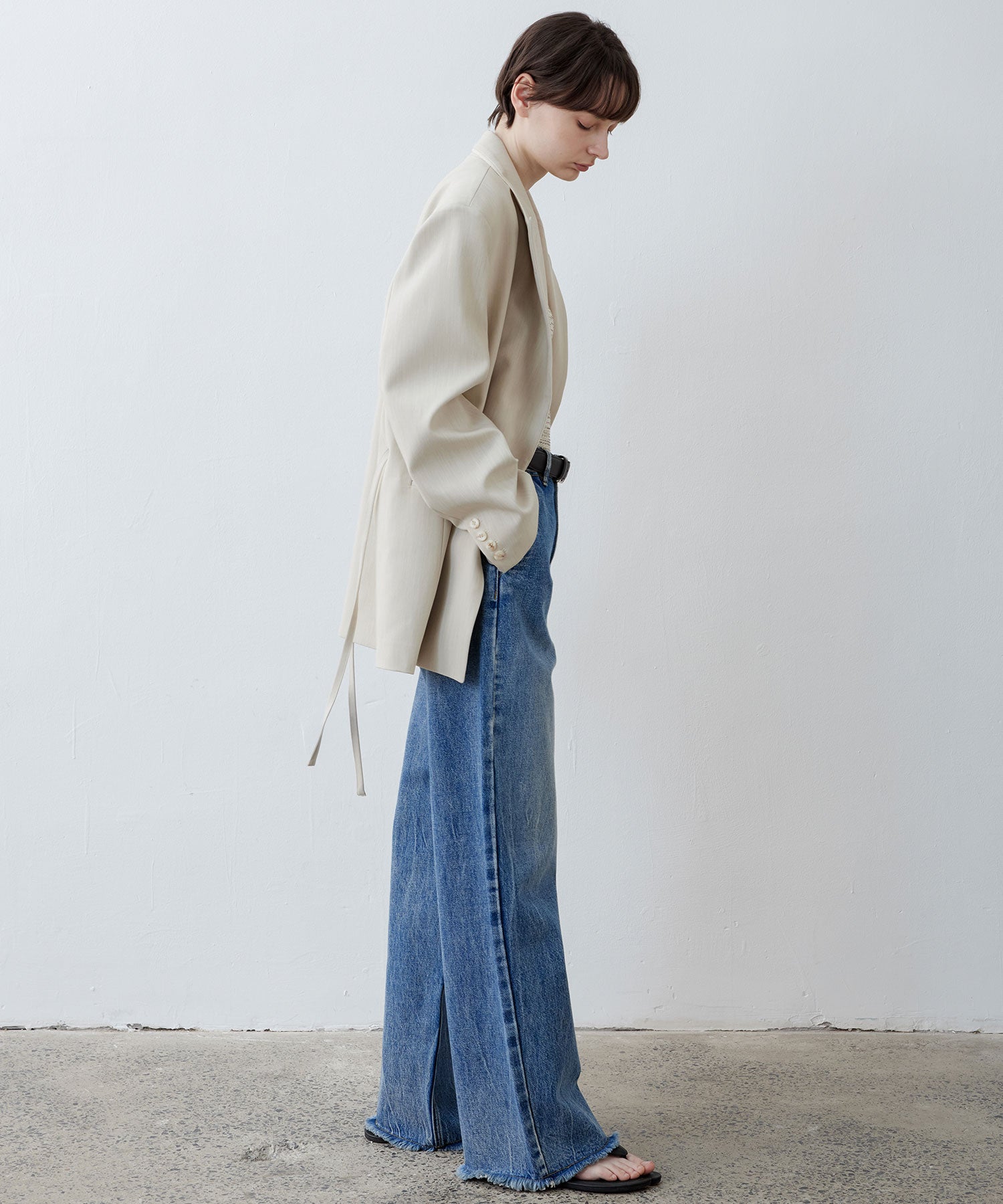 Notch Collar Boxy Jacket