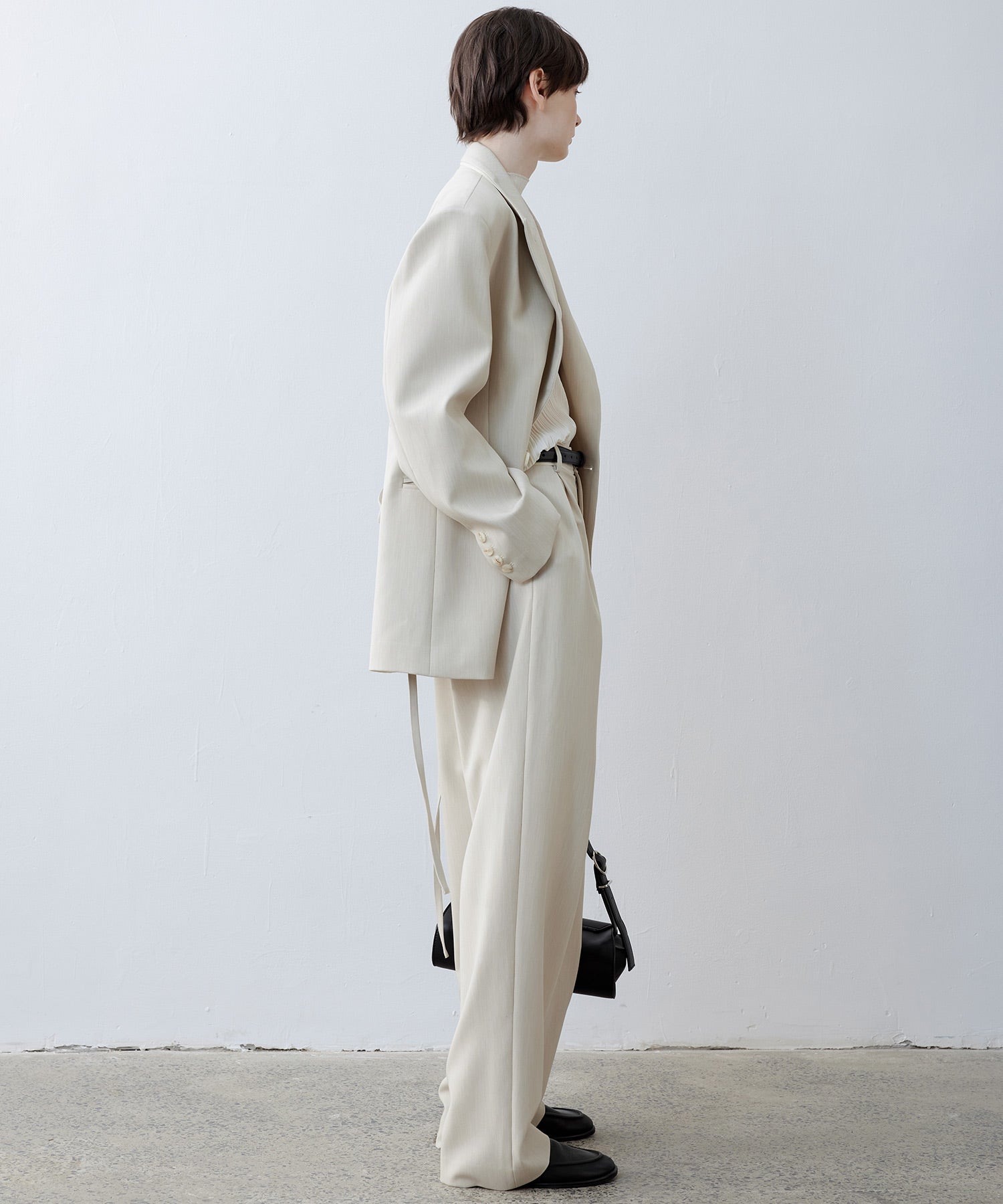 Notch Collar Boxy Jacket