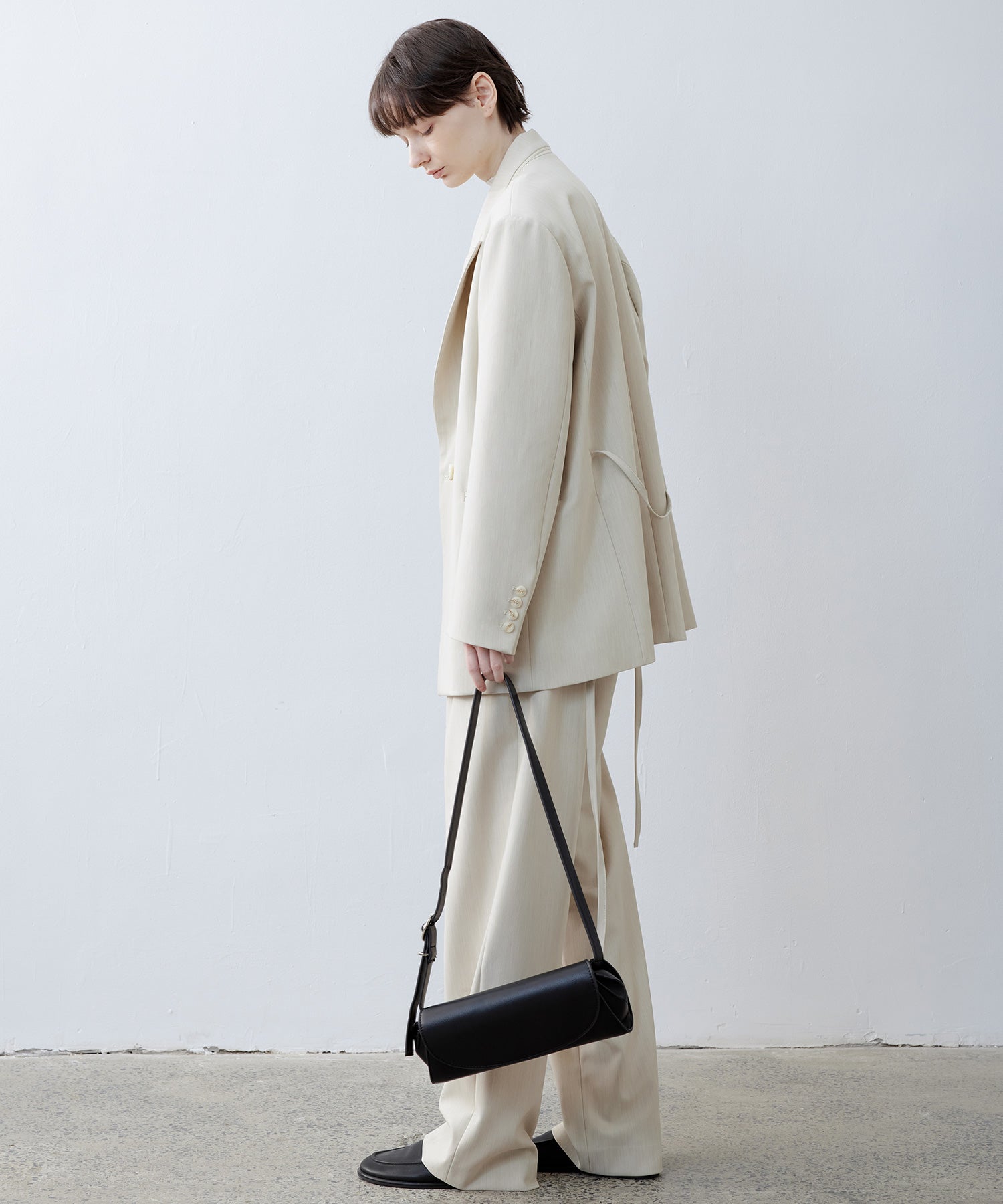 Notch Collar Boxy Jacket