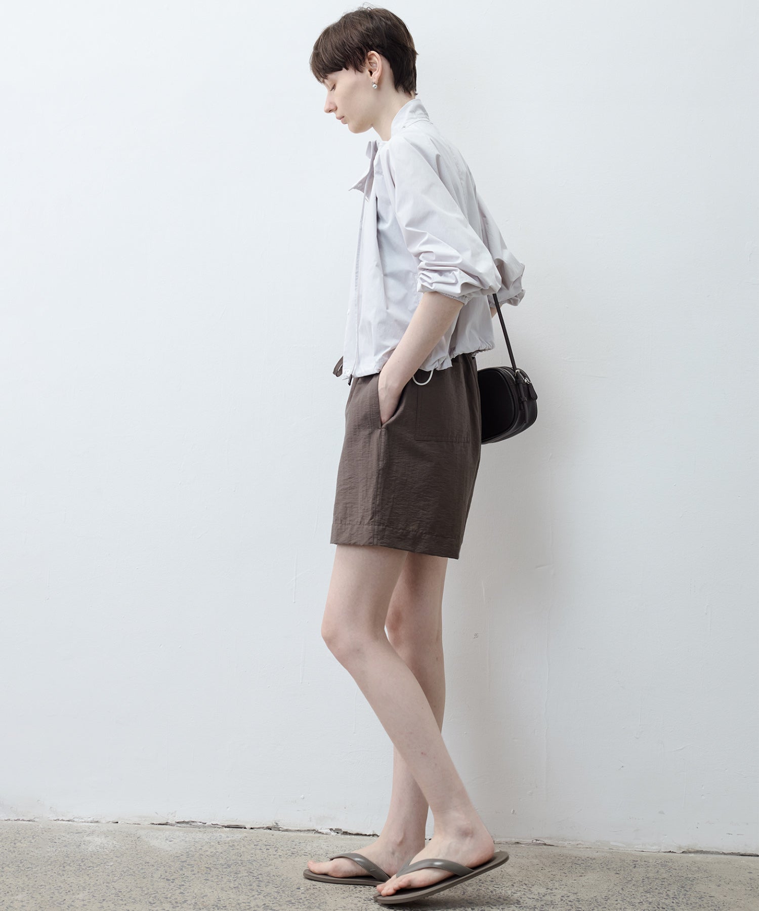 UV Protection Drawstring Light Blouson