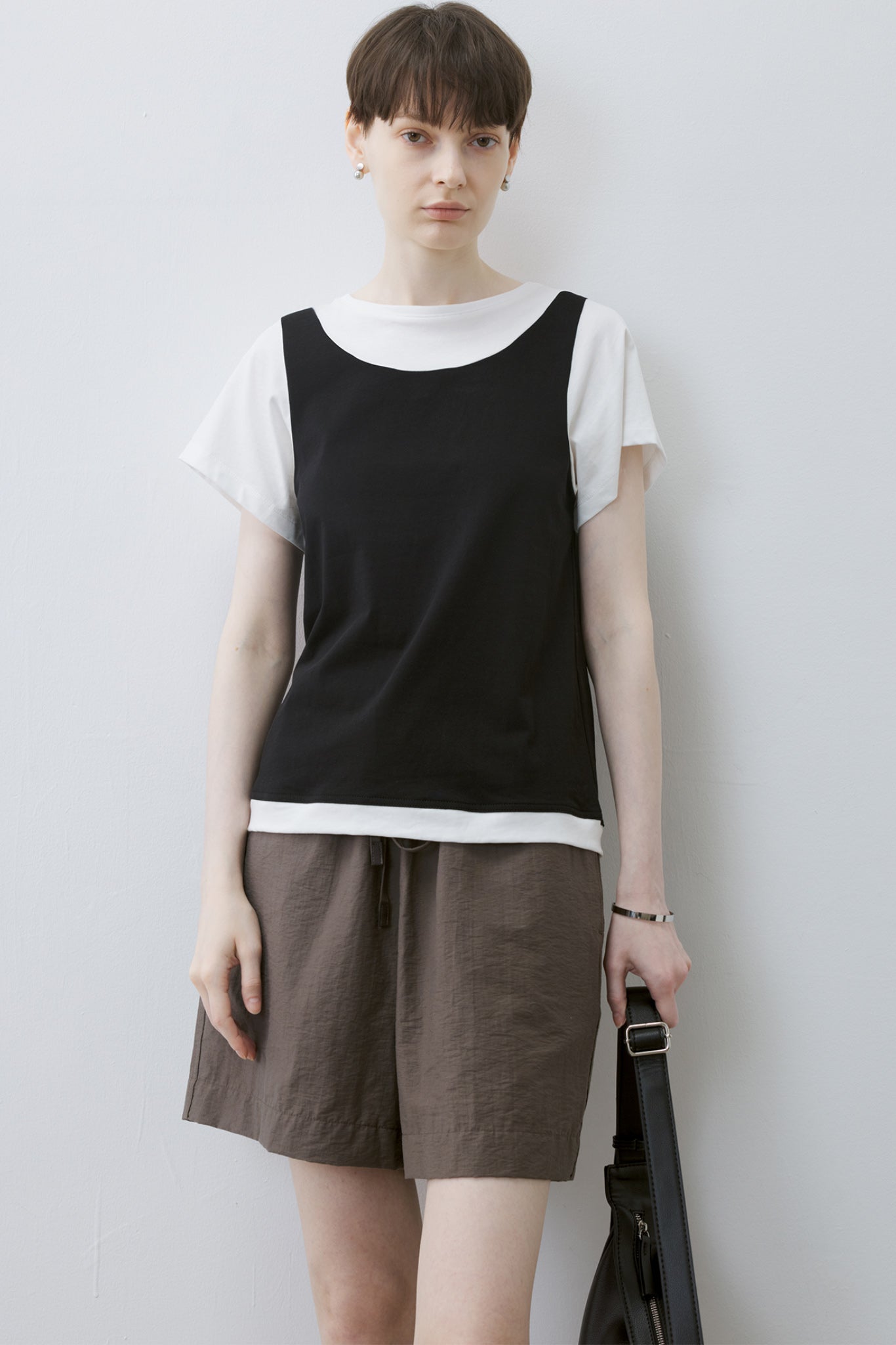 tageechita】レイヤード風Tシャツ