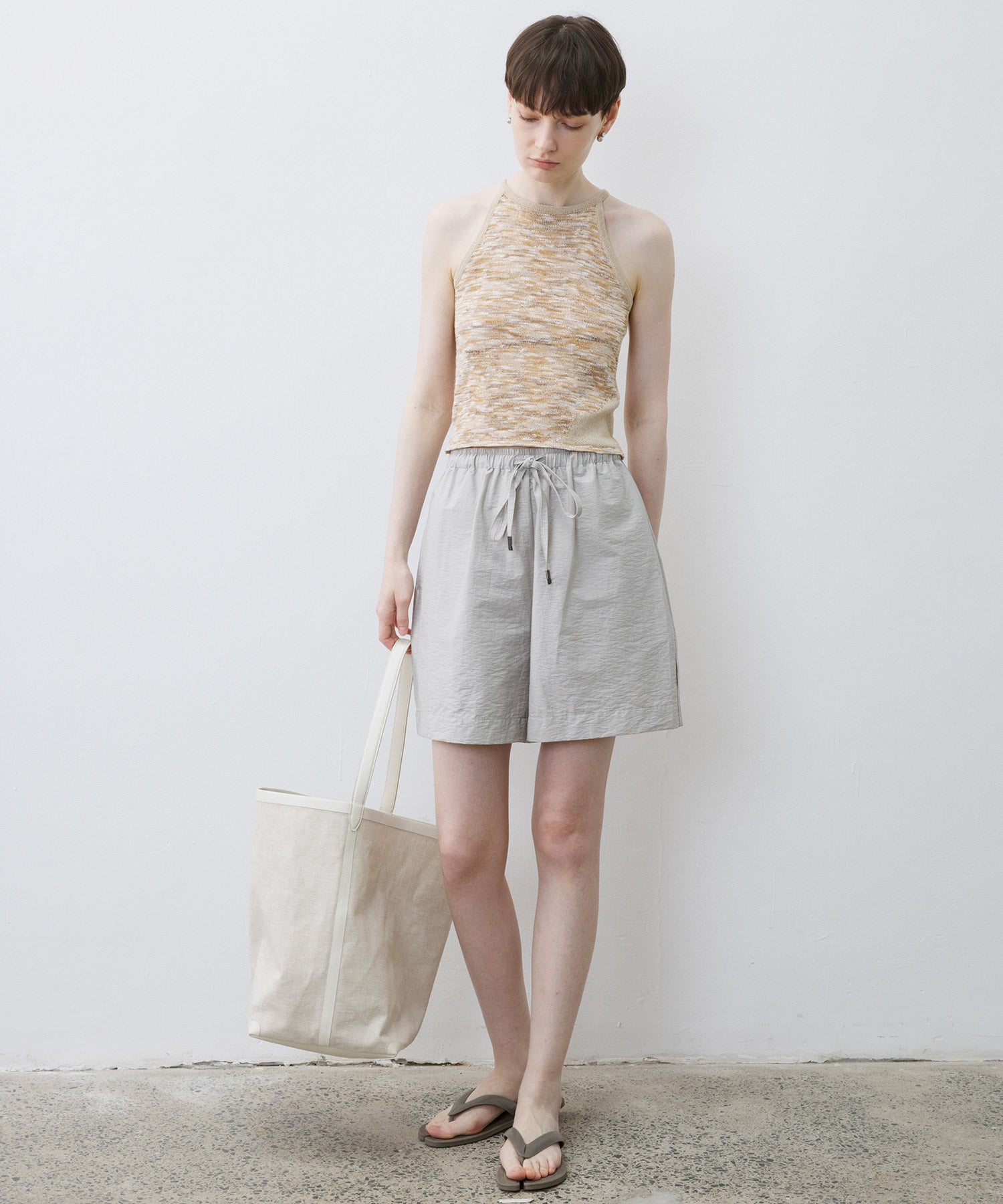 Artistic Mixed-Color Camisole Tank