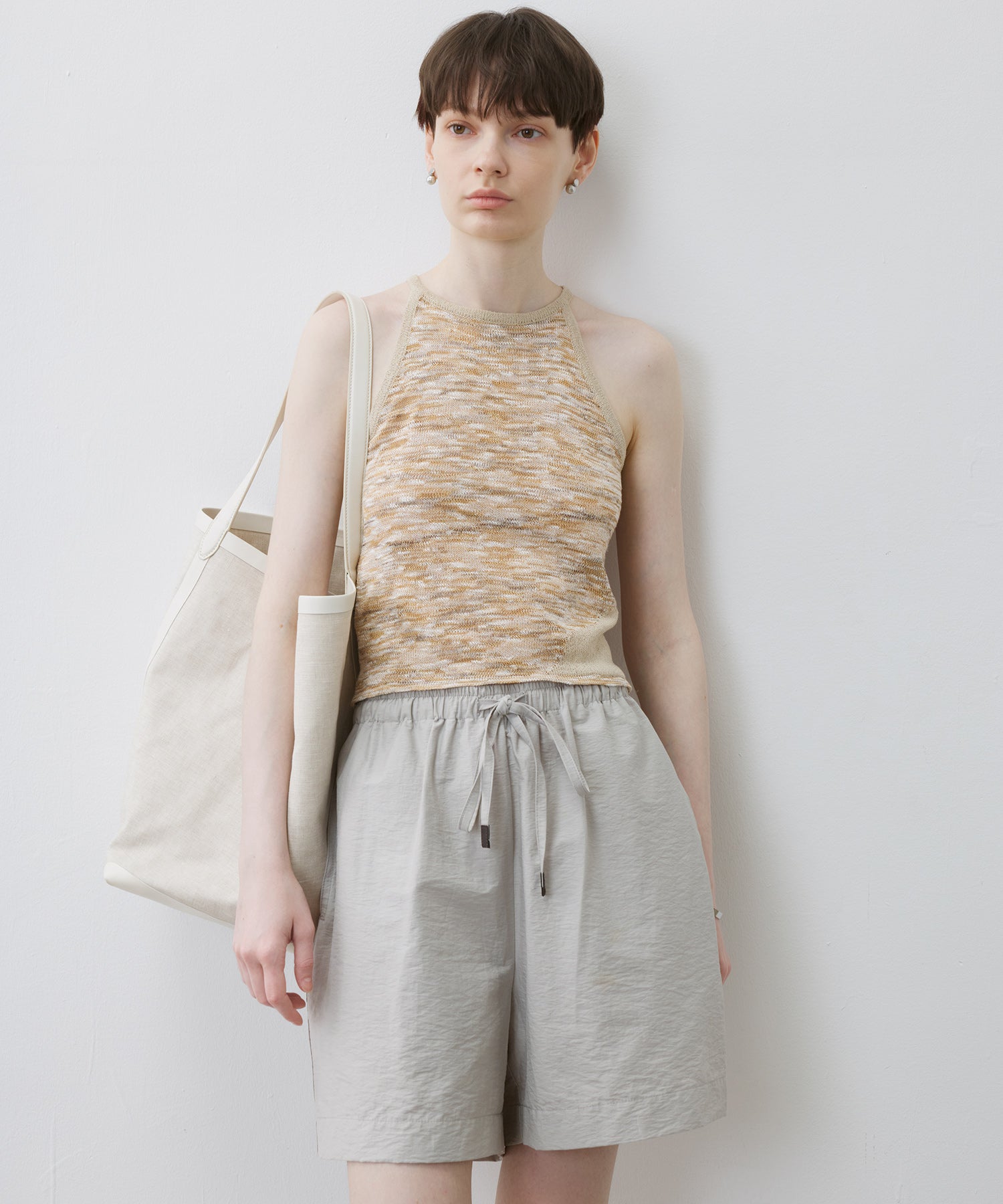 Artistic Mixed-Color Camisole Tank