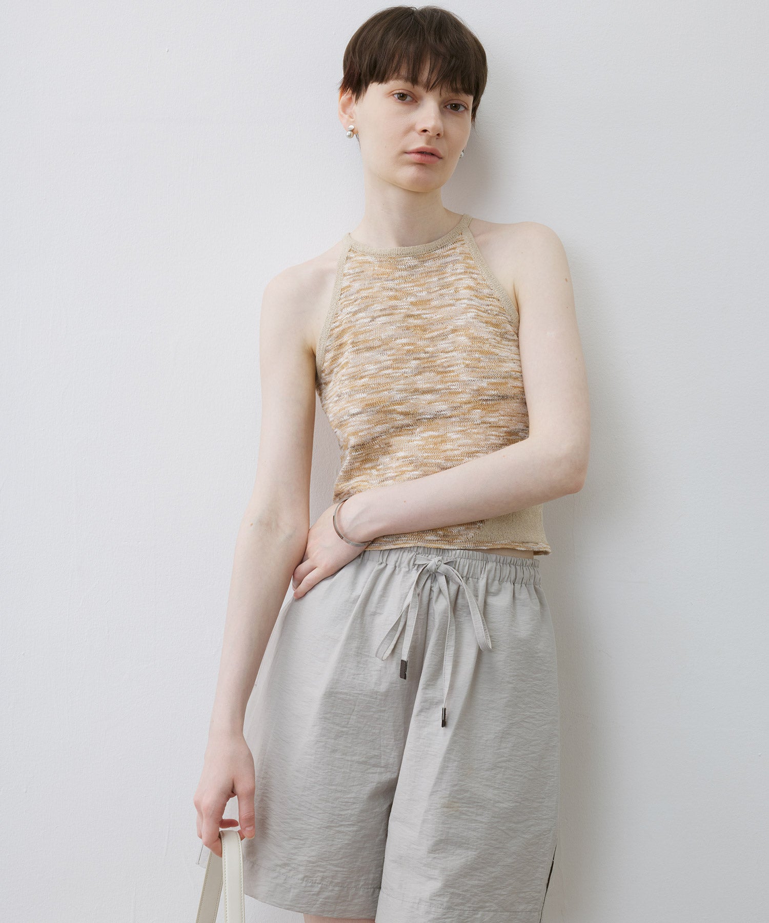 Artistic Mixed-Color Camisole Tank