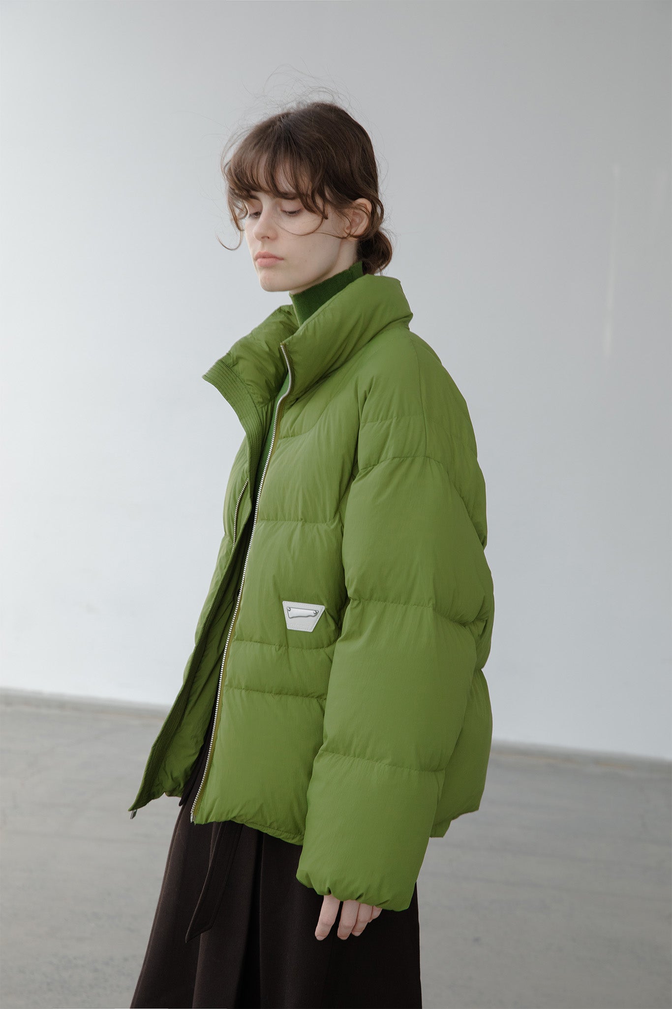 color volume down jacket 