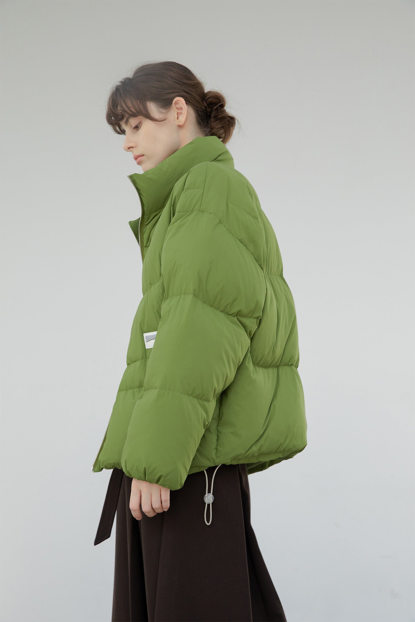 color volume down jacket 