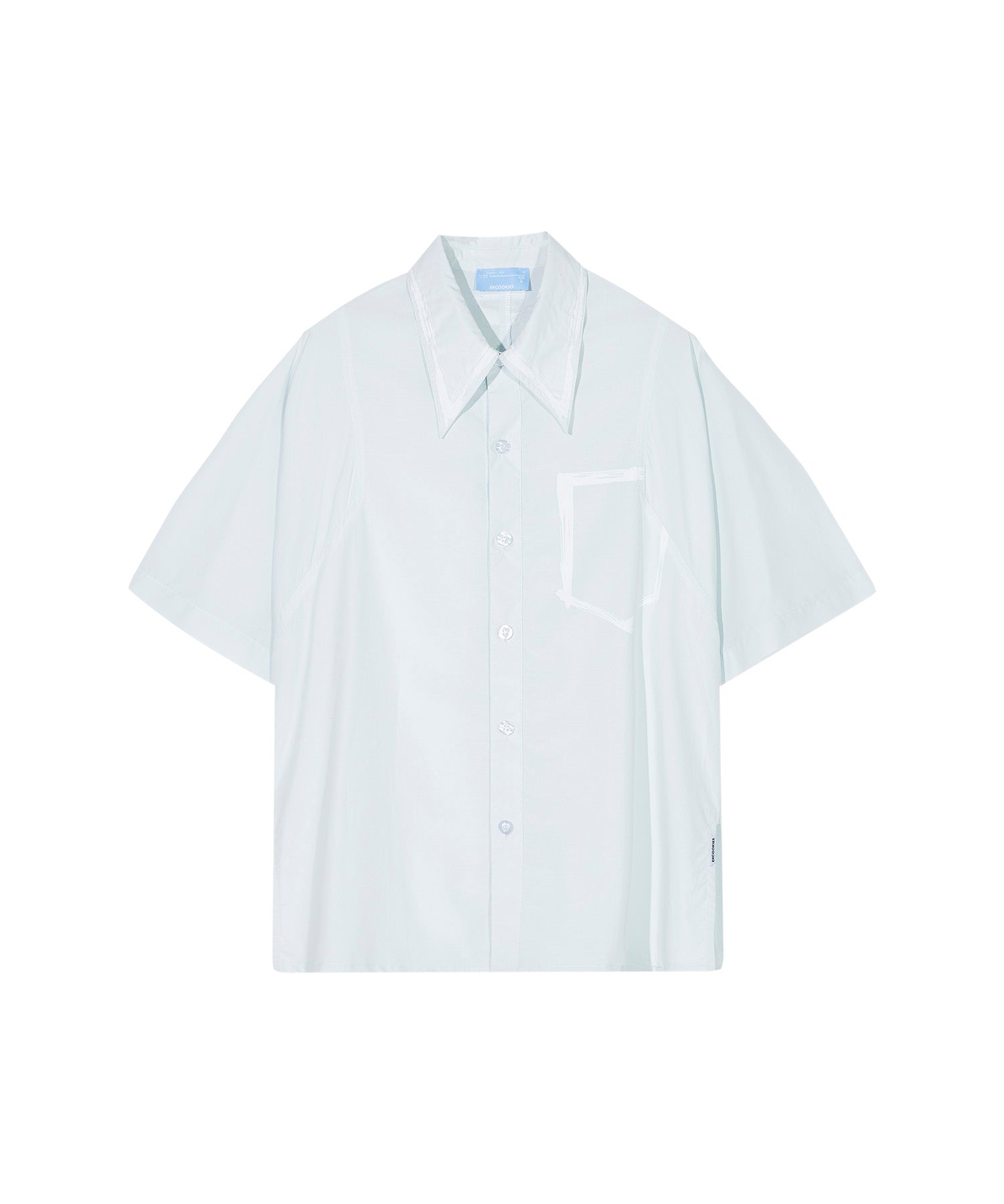 [UNISEX] Brushed paint overshirt 