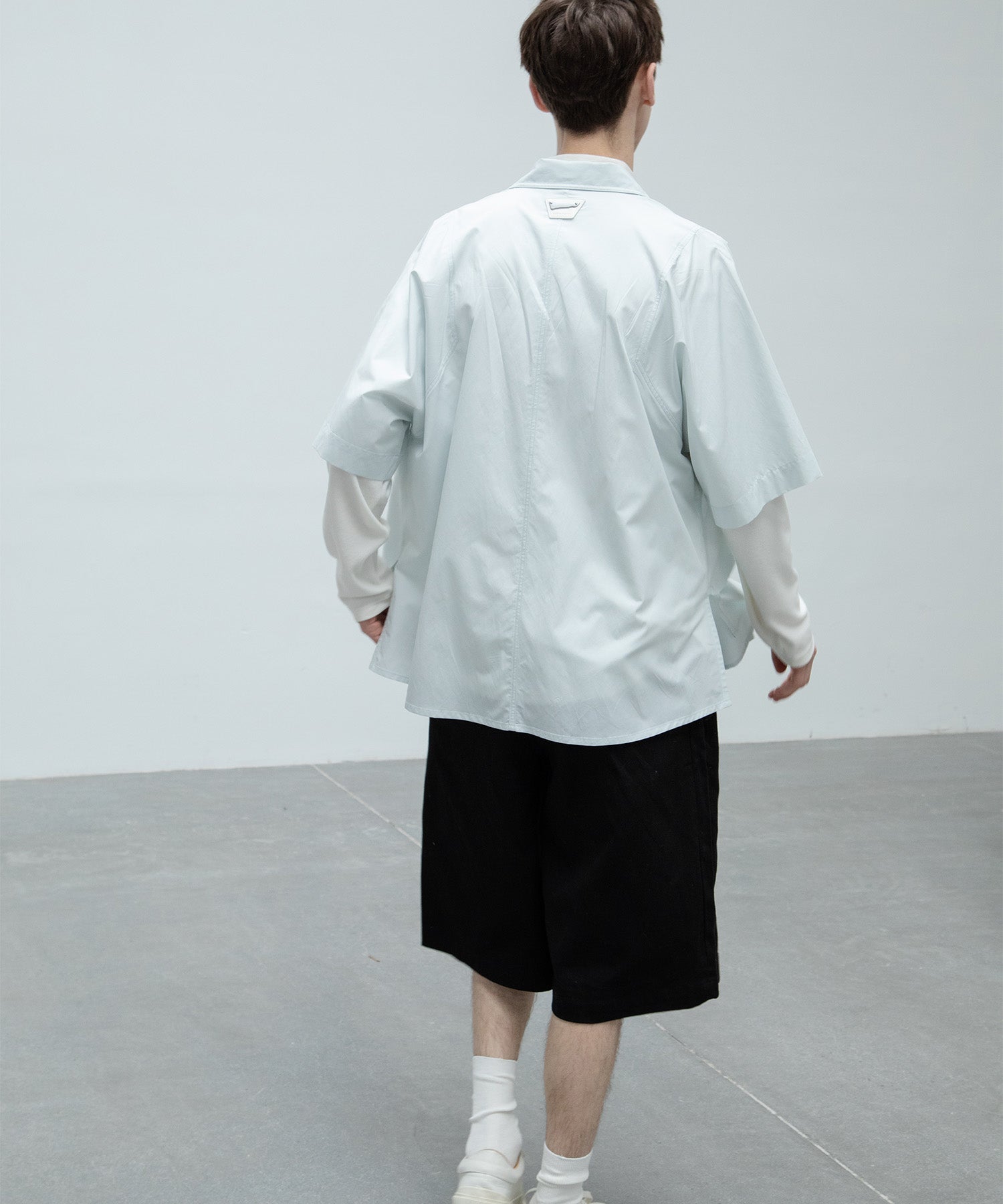 [UNISEX] Brushed paint overshirt 