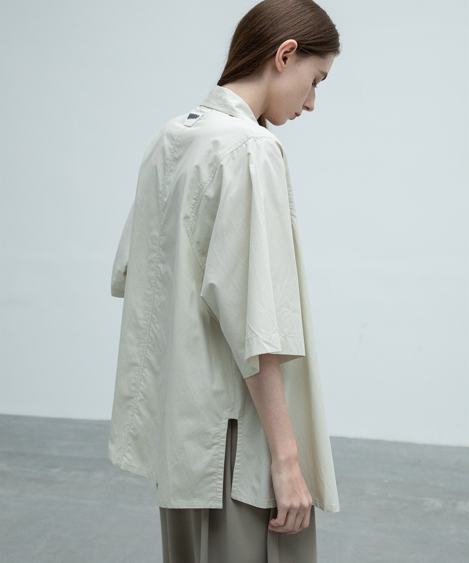 [UNISEX] Brushed paint overshirt 