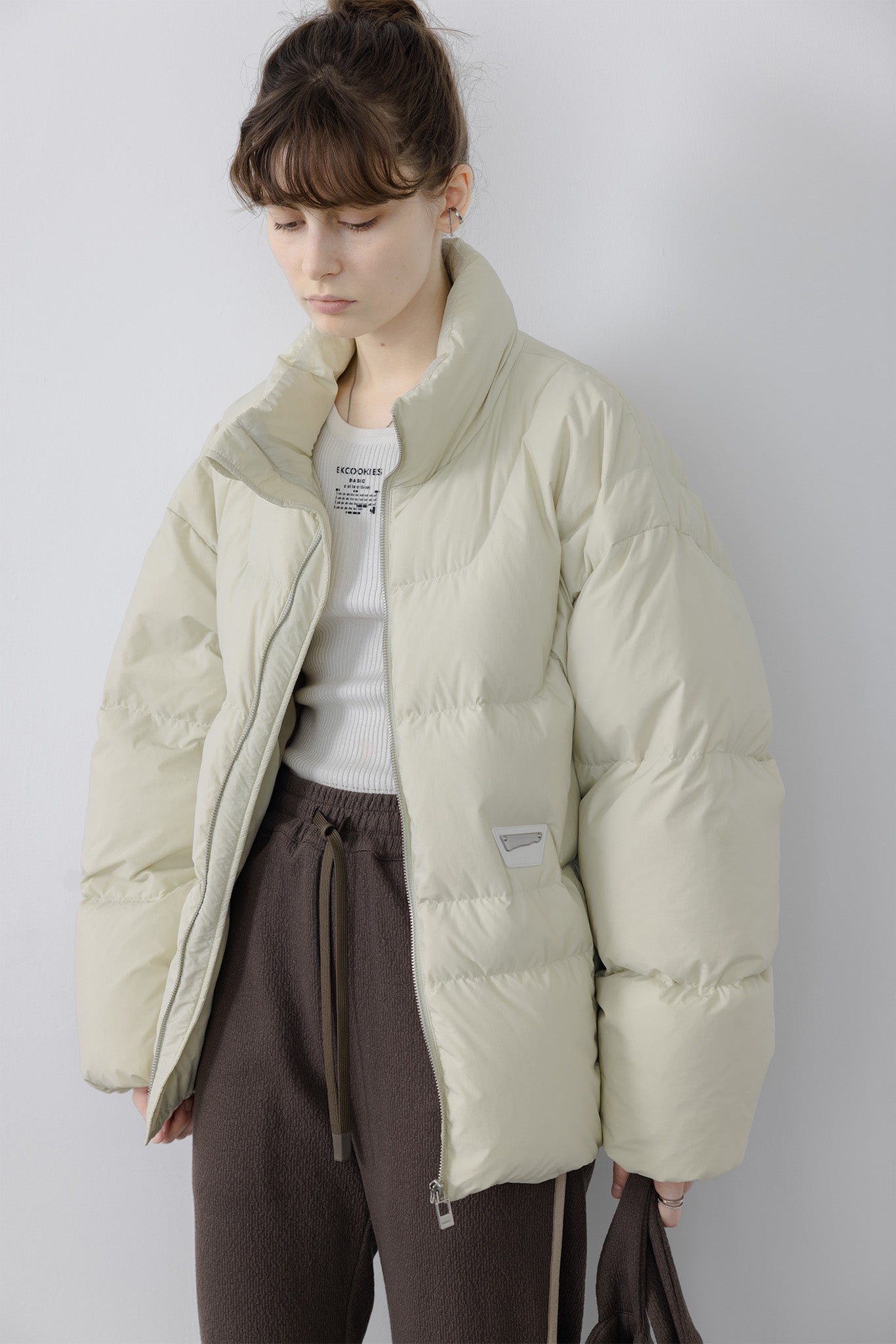 color volume down jacket 