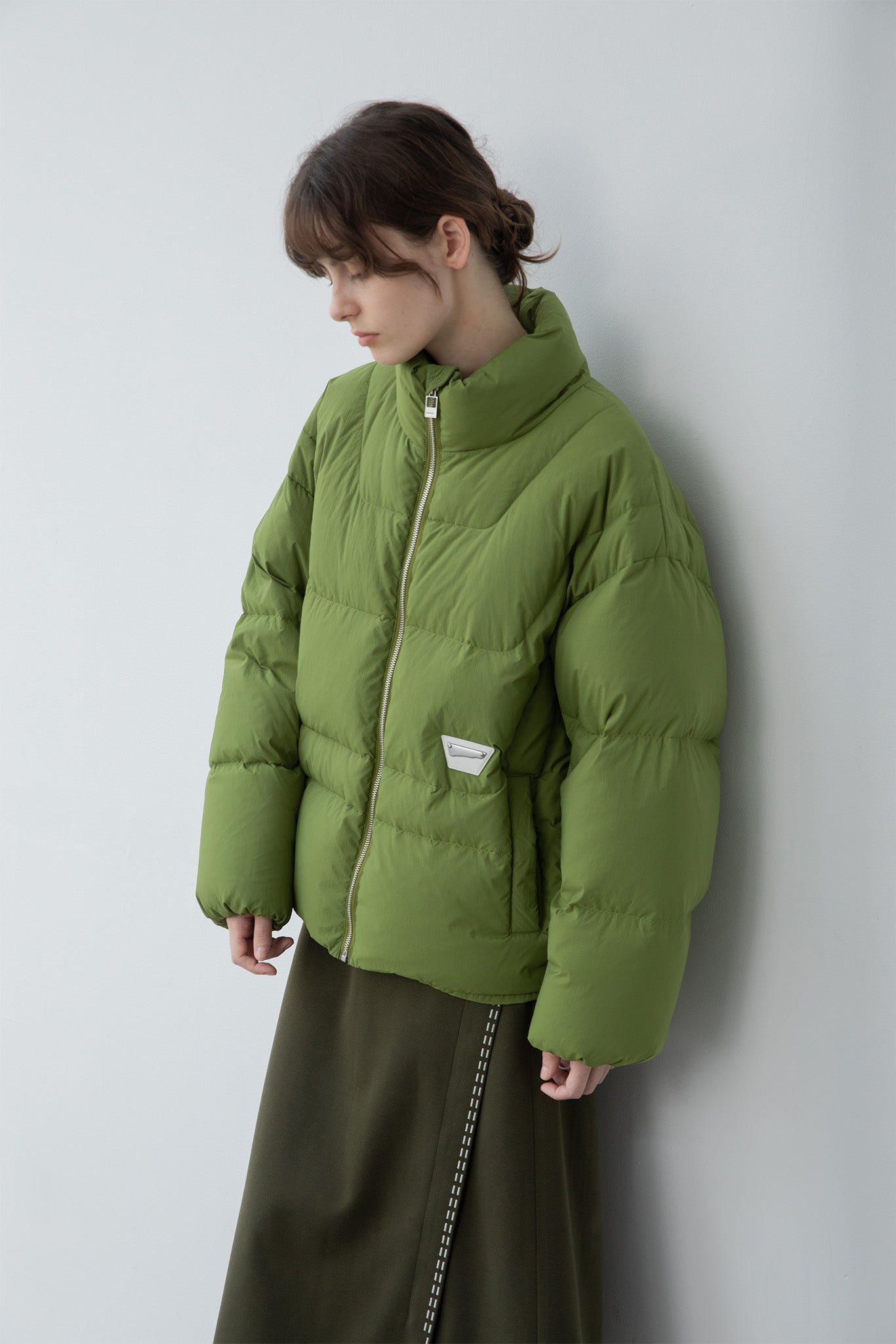 color volume down jacket 